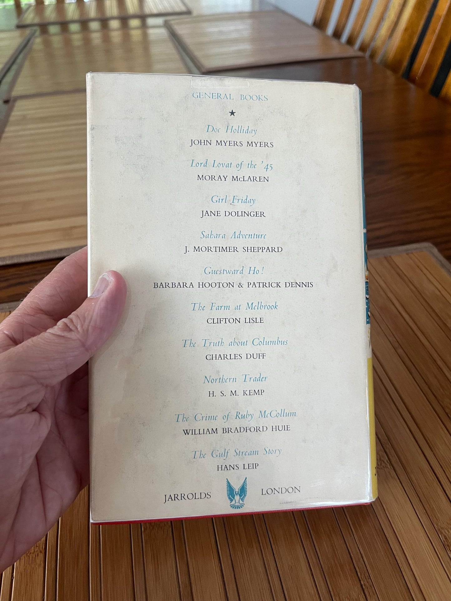 Rare cool first edition of - not so innocent Abroad -  by George Archbold  184 pages  good condition  perfect gift - wow  1957