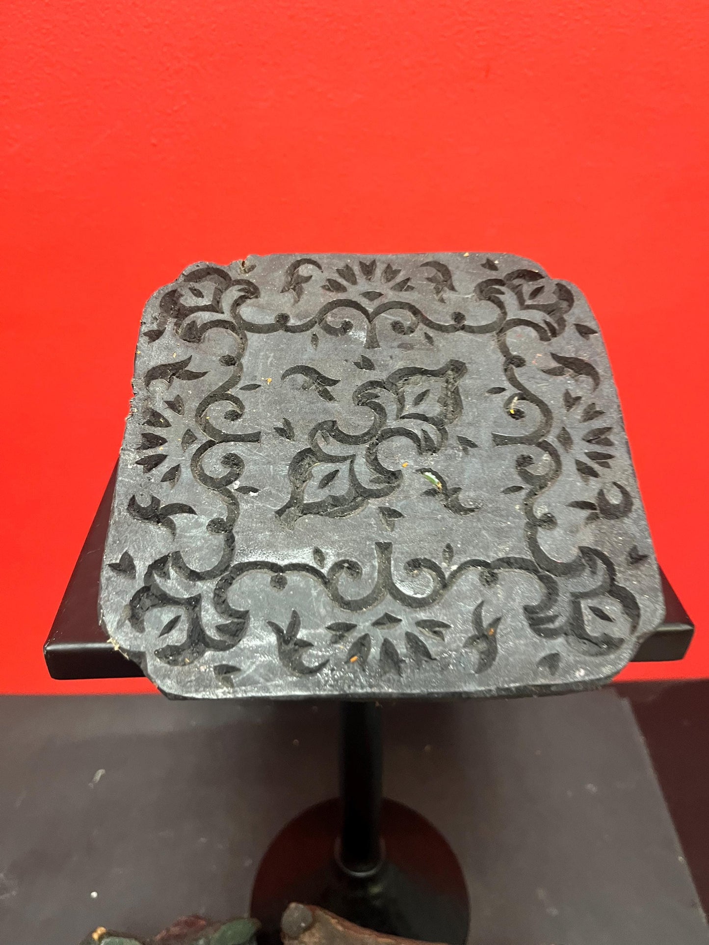 Three lovely boutique batik stamps  approximately 6 inches long each  great for art projects and decor  price  for all three