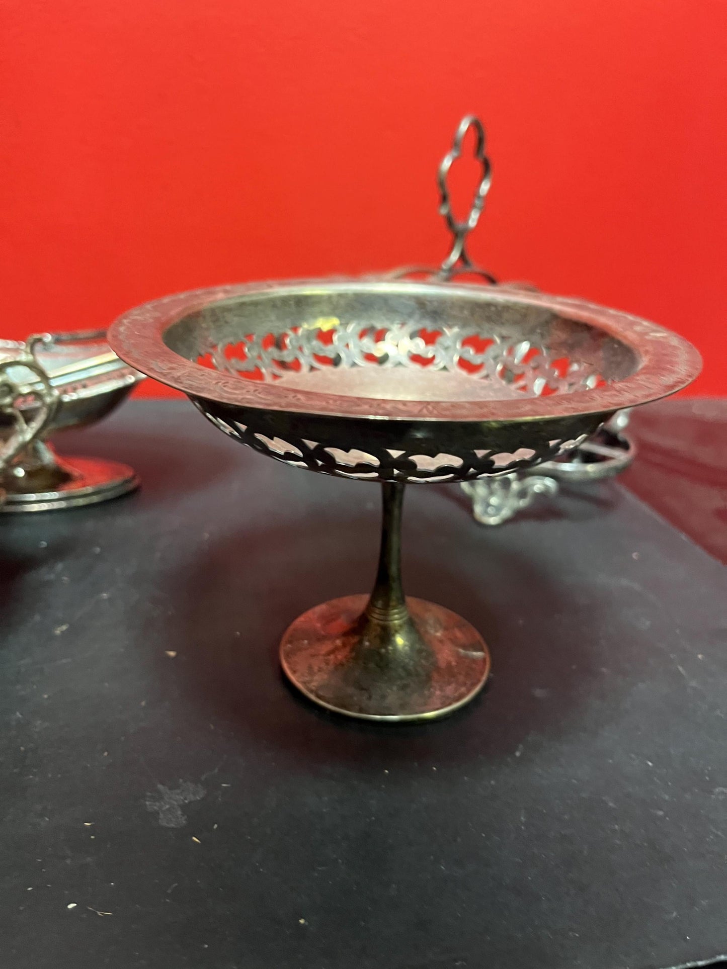 Lovely silver plated lot  you get what you see and it all needs polishing good for gifts or reselling  value