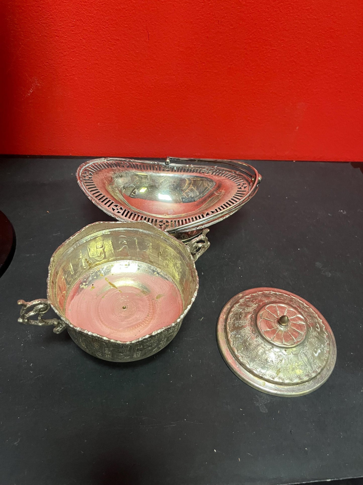 Lovely silver plated lot  you get what you see and it all needs polishing good for gifts or reselling  value
