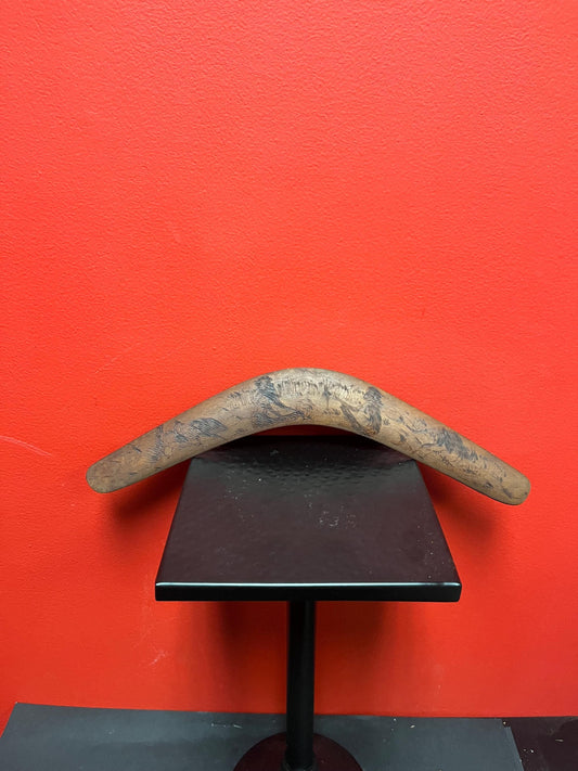 14 inch long early primitive tribal Australian aboriginal boomerang   wow