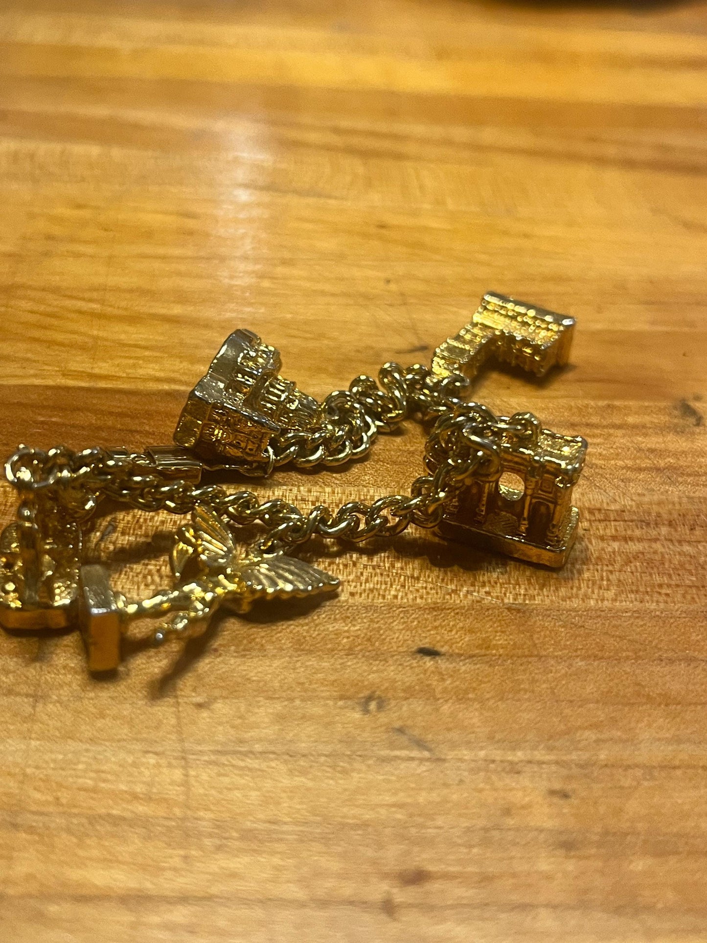 5 gold charms  not tested  intense value