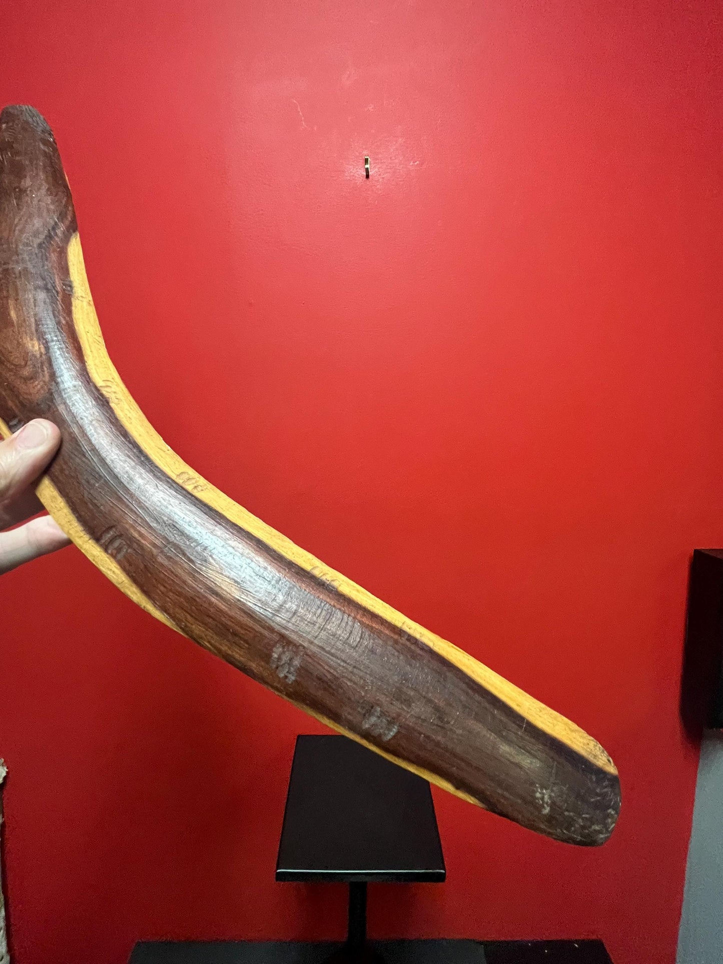 23 inch long vintage Australian authentic boomerang - great style and patina  wow
