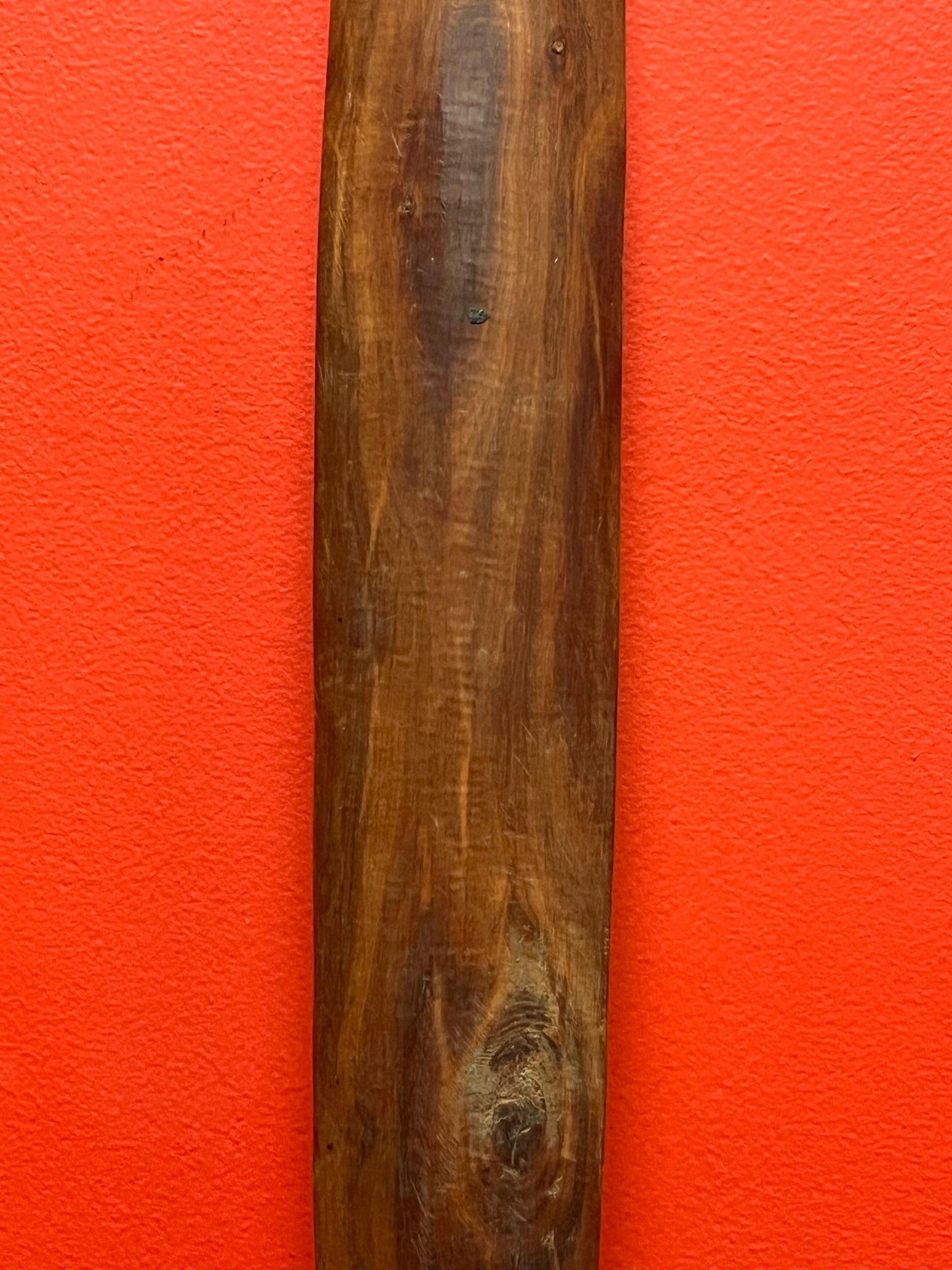 Absolutely fabulous antique Australian aboriginal wooden Shield  great patina  32 inches long  wow