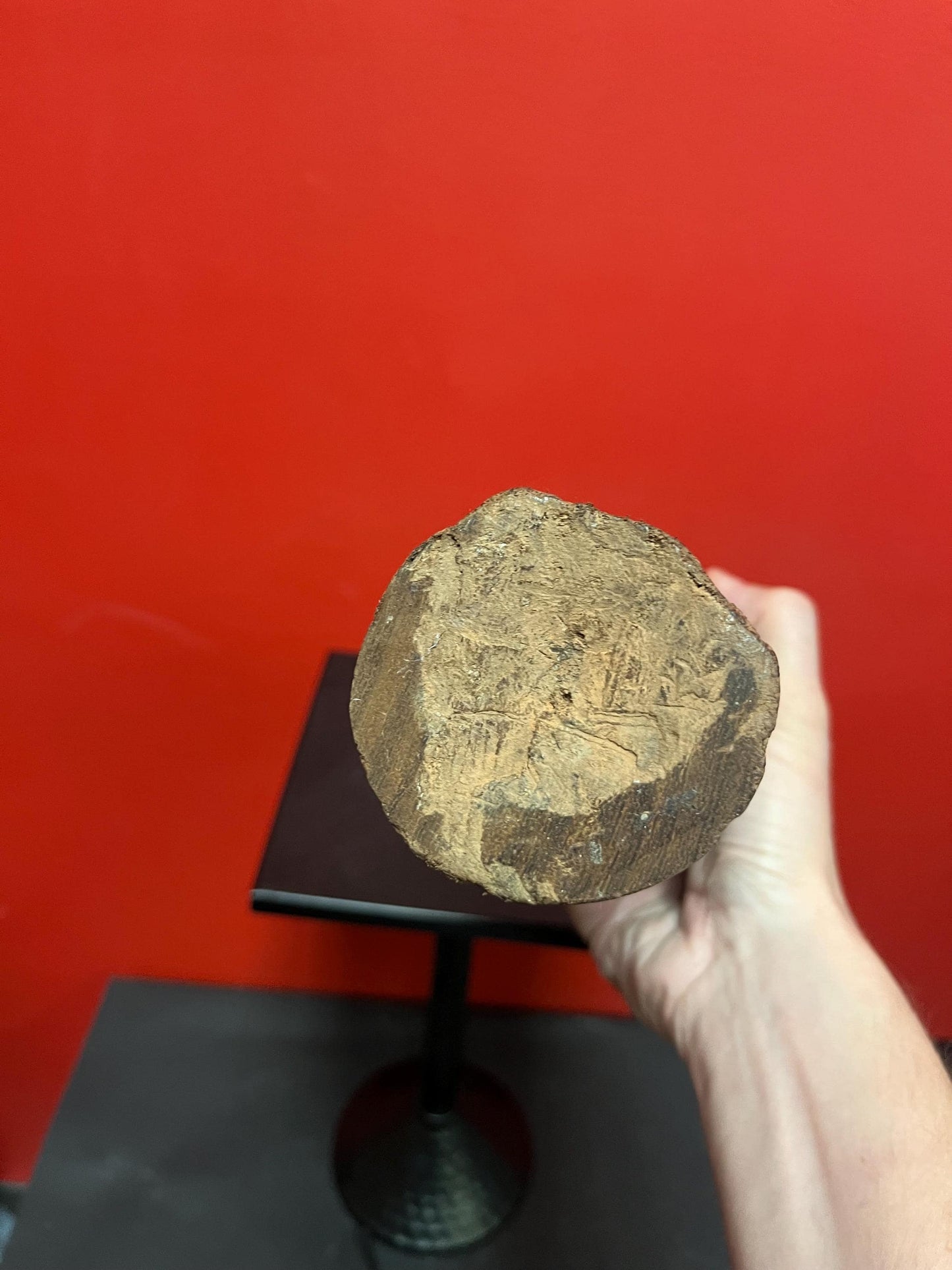 Stunning rare 11.5 inch tall western African  Burkina Faso wood soccer trophy  probably for local tournament  super patina  great gift