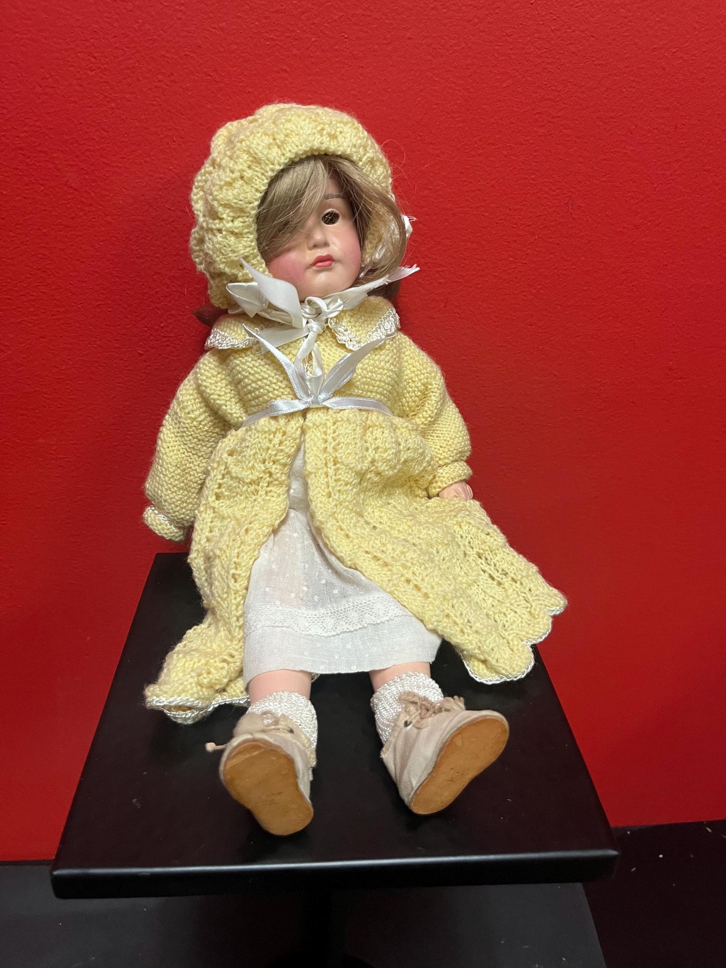 RARE Kammer & Reinhardt antique c1909 bisque KE 114 character doll restored - wow