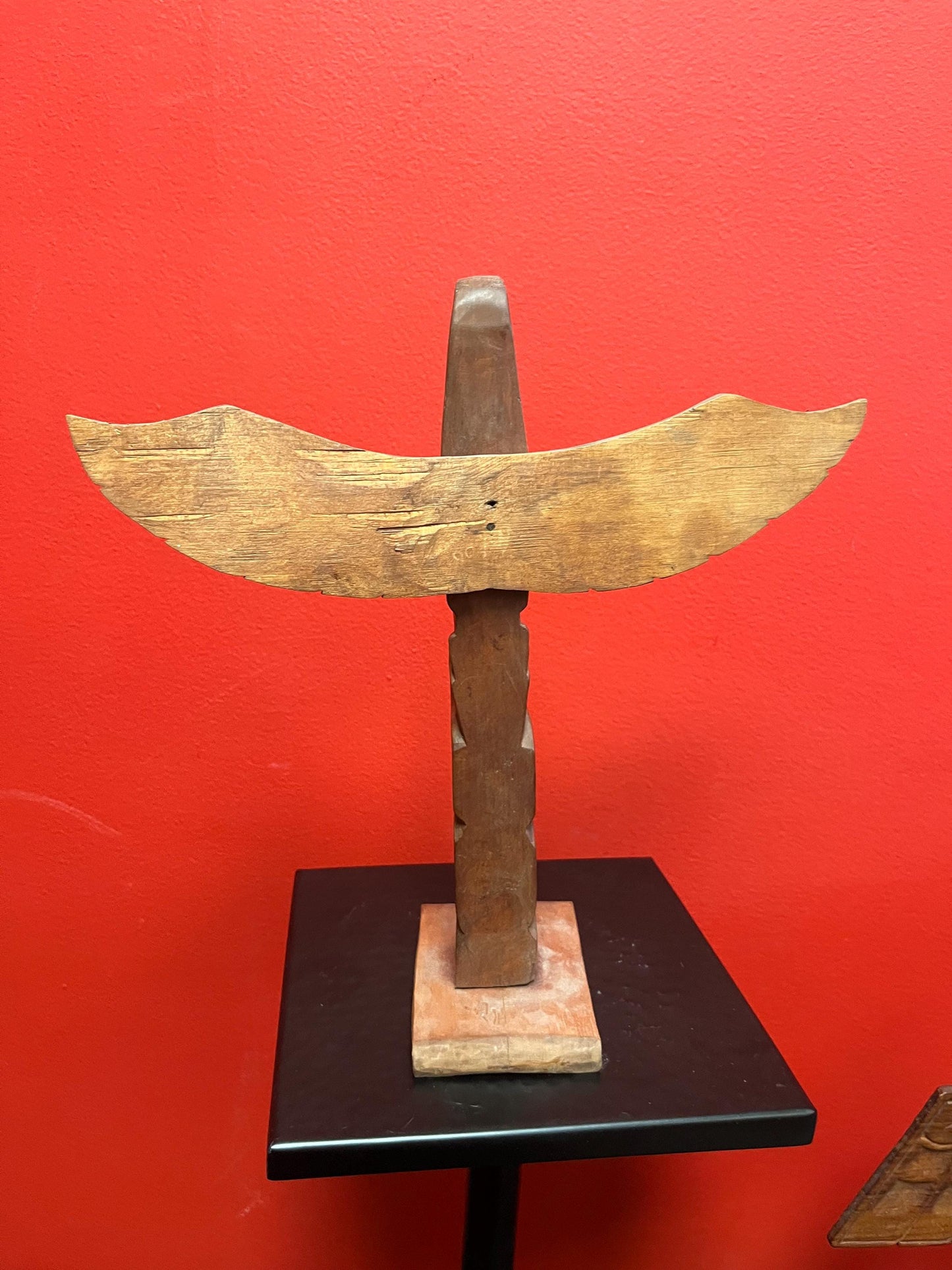 14 x 10 wide indigenous first nations Pacific northwest coast transformation totem pole   cedar beauty - wow