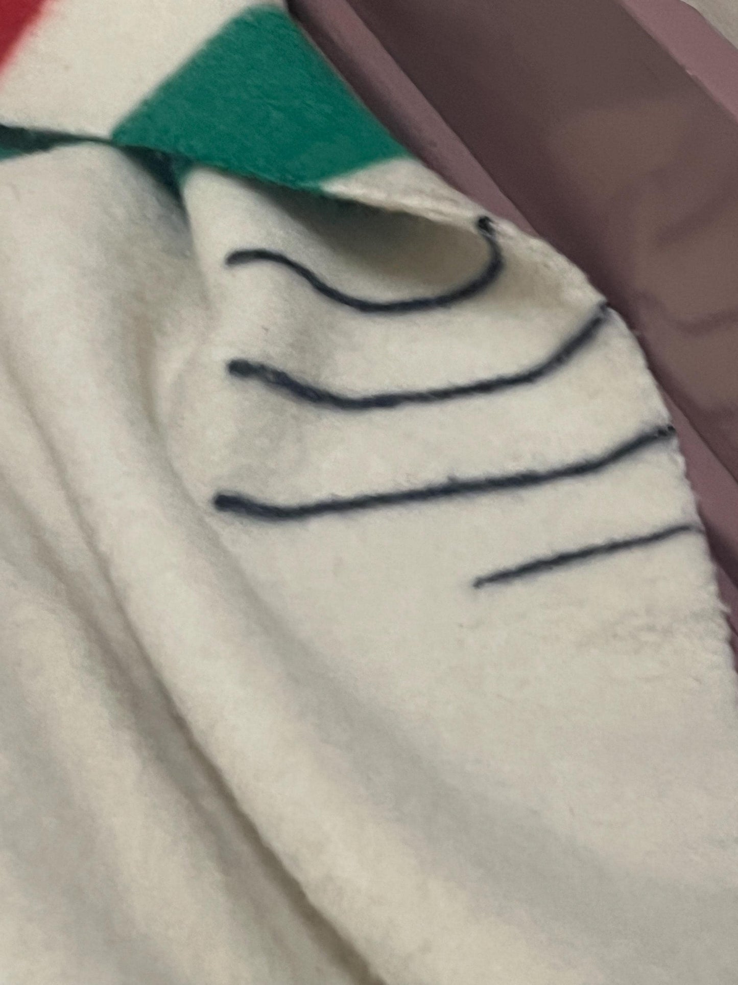 Stunning authentic 62 x 87 Hudson Bay company wool 3.5 stripe blanket in mint condition with the original tag  HBC beauty  gift alert