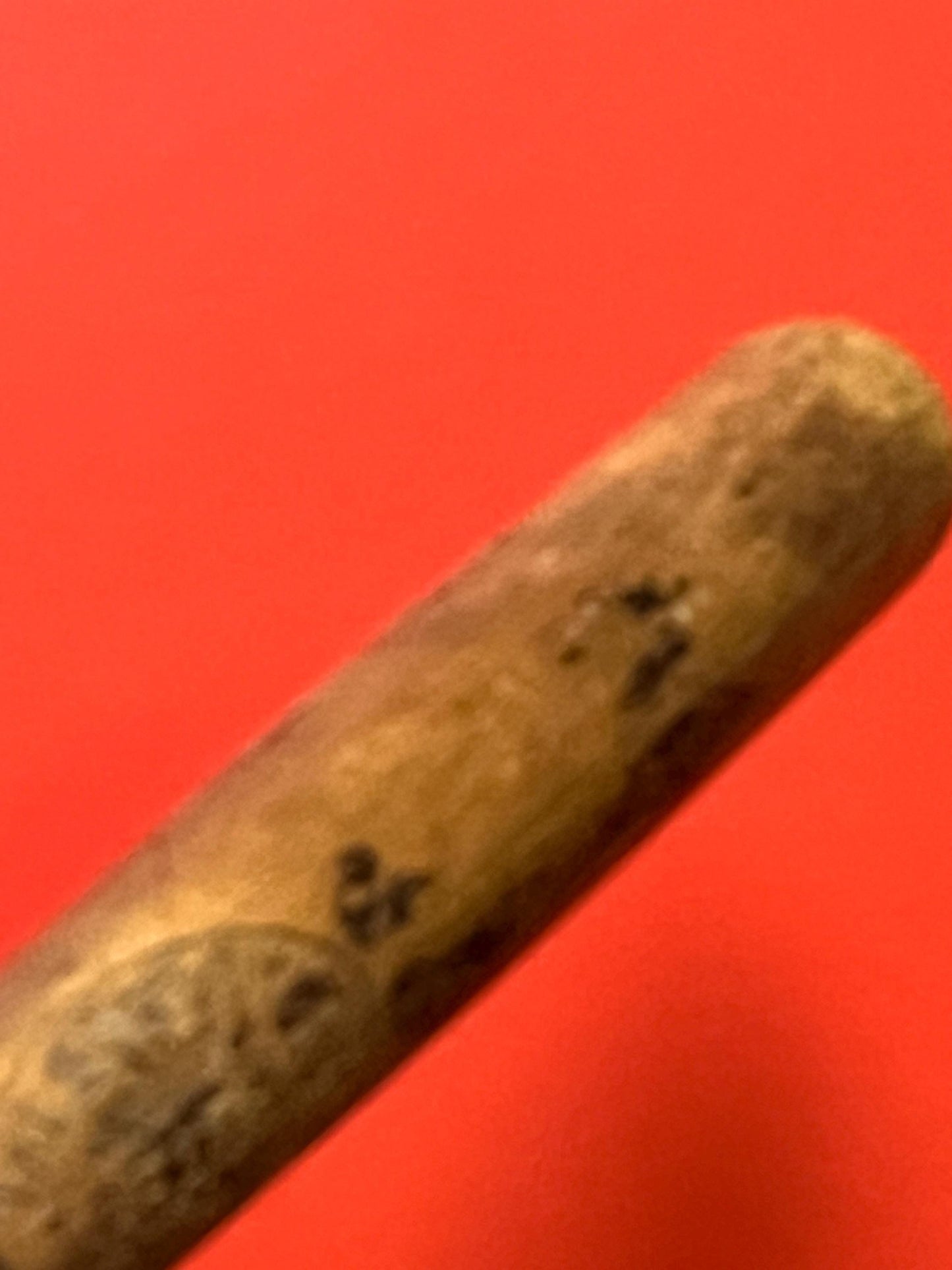 Fabulous antique the BURLEY model number 60 Philadelphia baseball bat great patina  #4