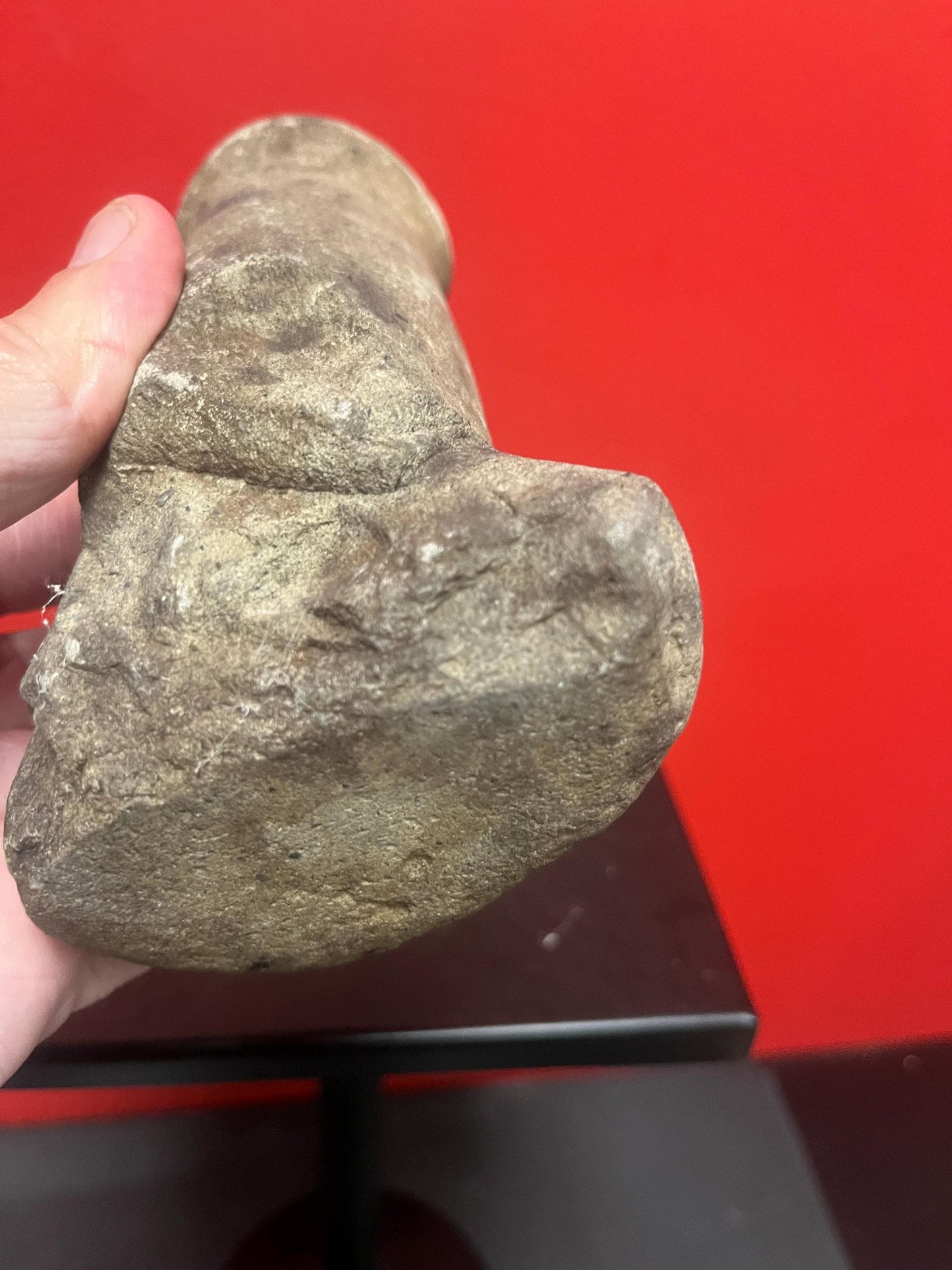 Beautiful 7 inch tall  indigenous first nations, British Columbian old old old plummet stone tool  wonderful patina   unique shape