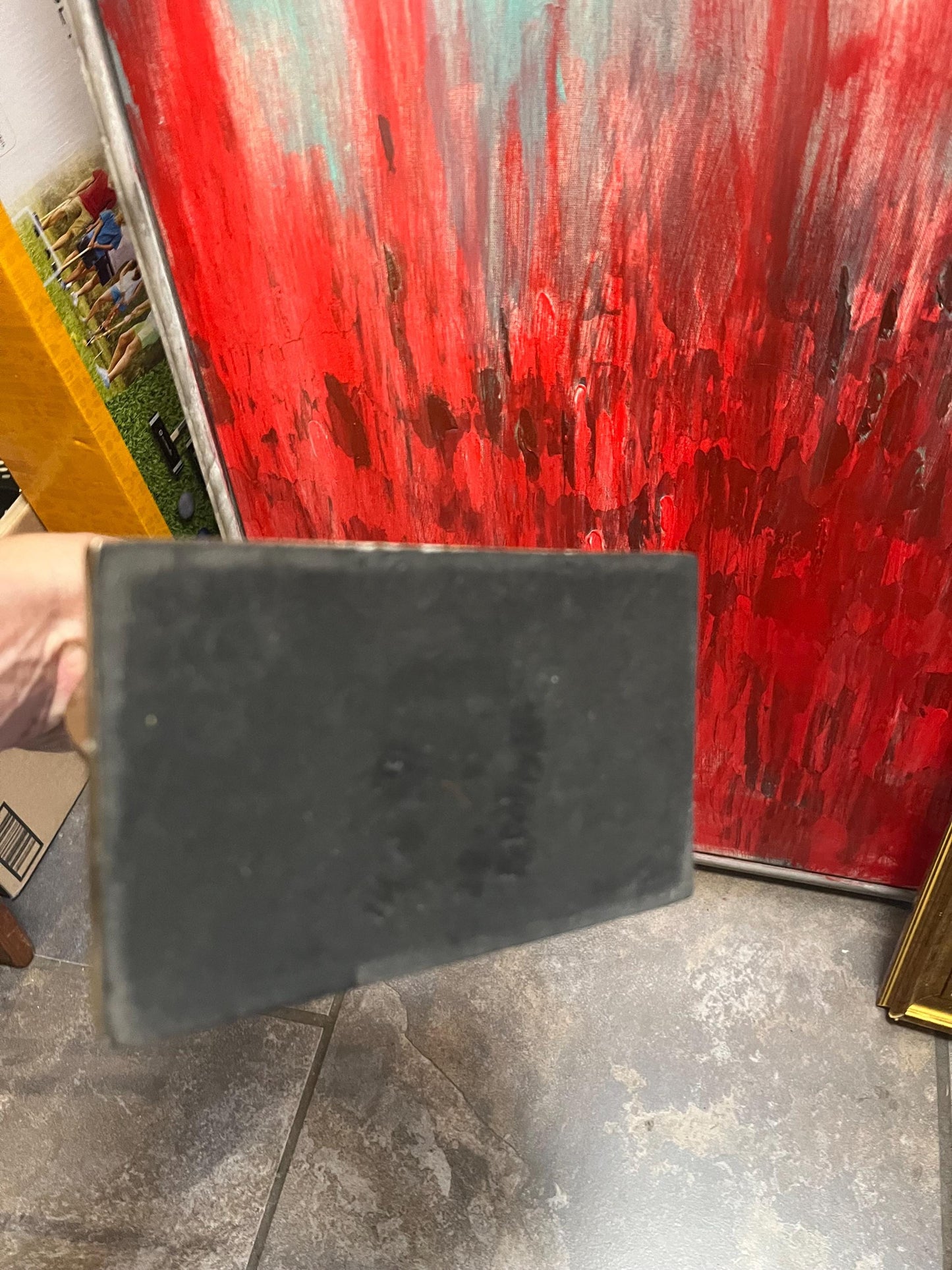 Beautiful stylized brass statue of a dancer  14 inches high