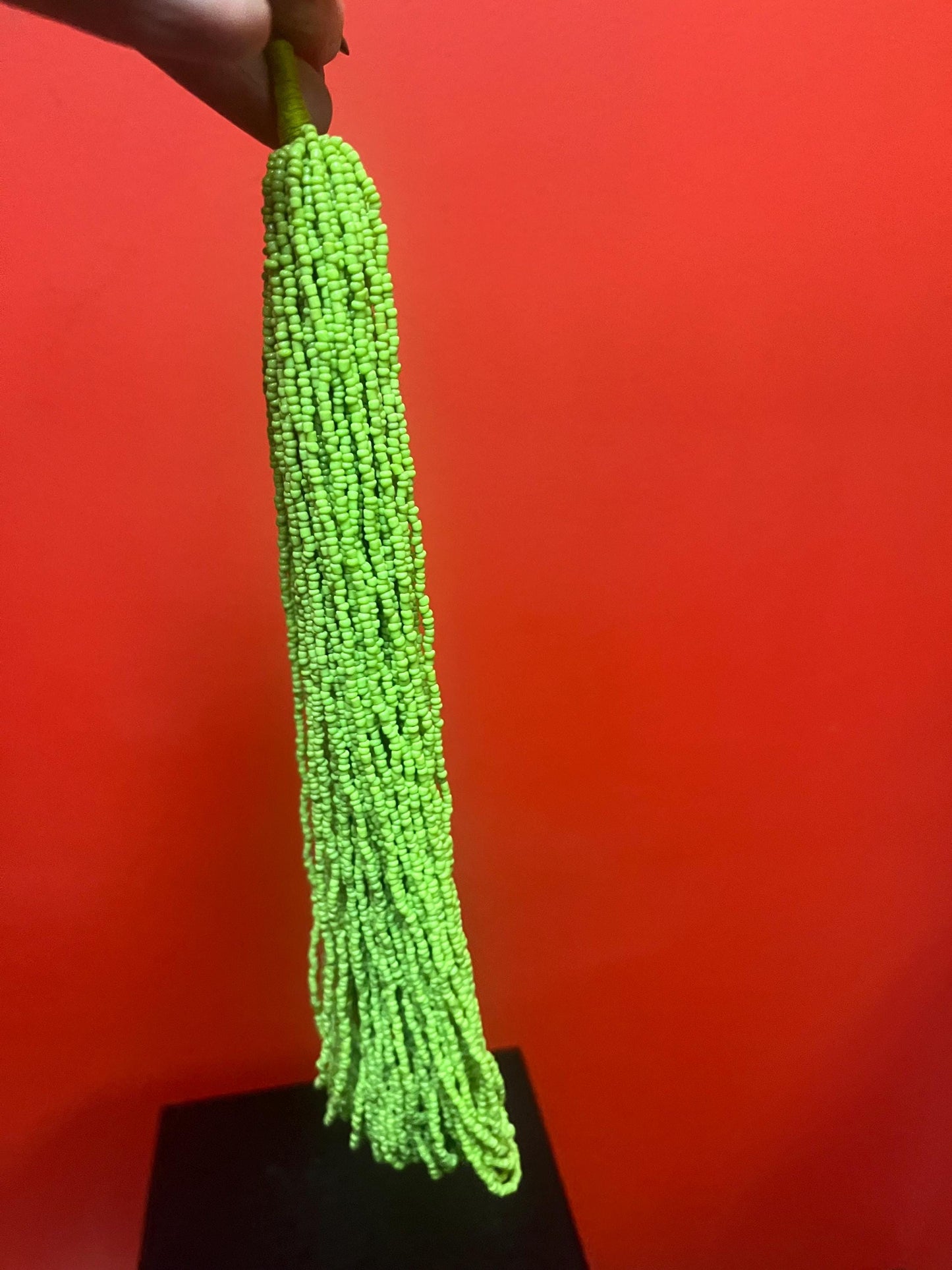 Approximately 21 inch long stunning beaded necklace   great gift