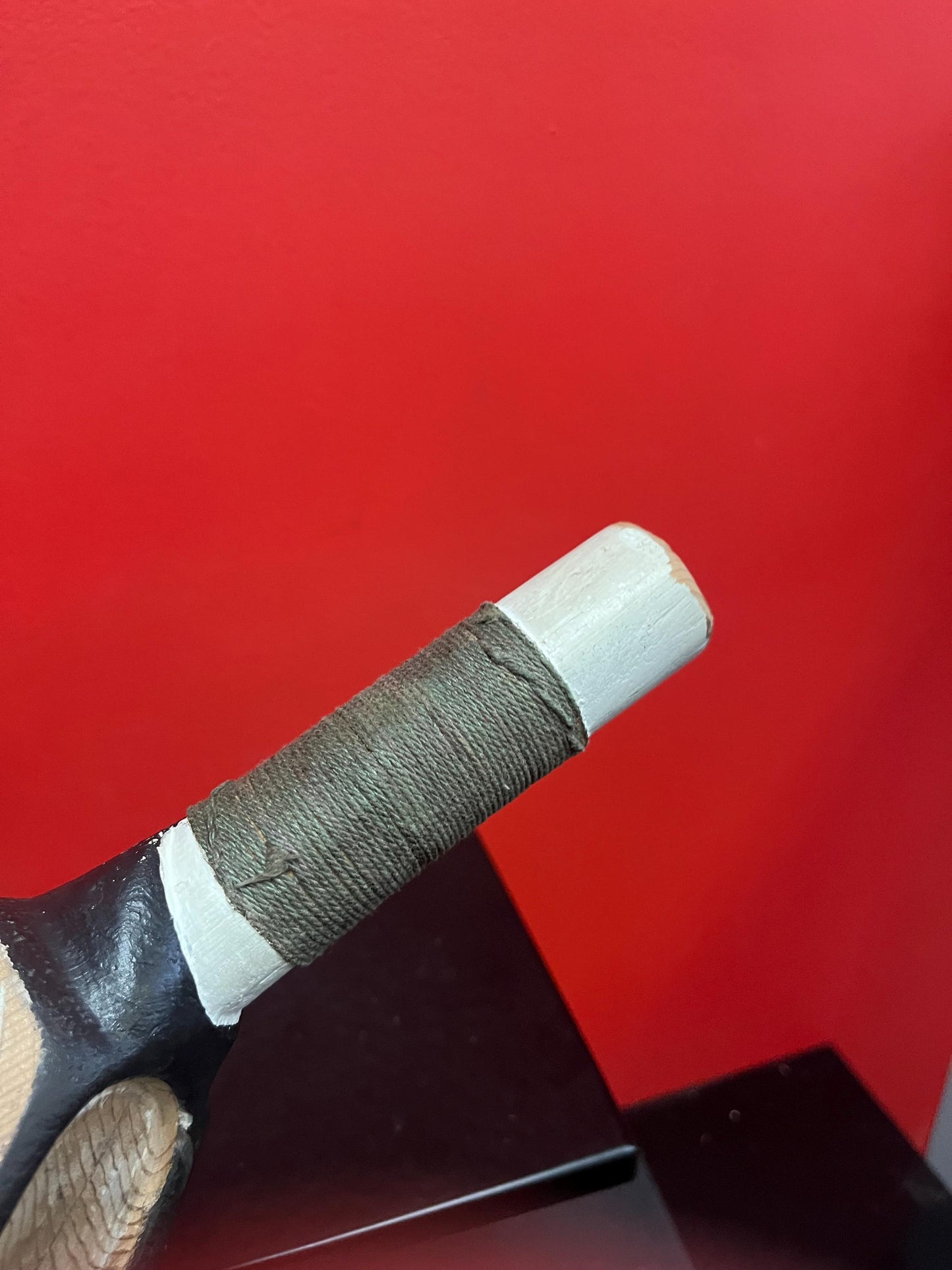 Stunning museum quality antique ceremonial indigenous first nations Pacific northwest Coast rattle   beauty with great patina  11 inches