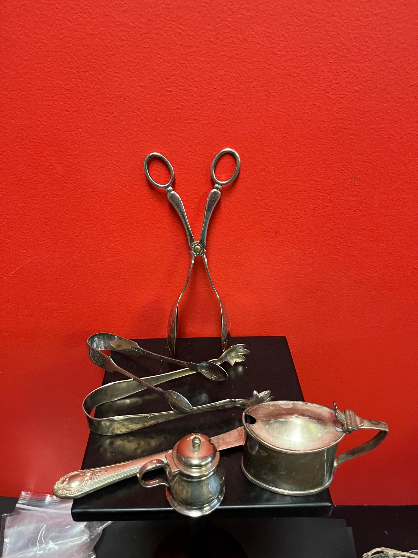 Wonderful lot of  antique silver plated pieces  great gifts  all need polishing  value priced  wow