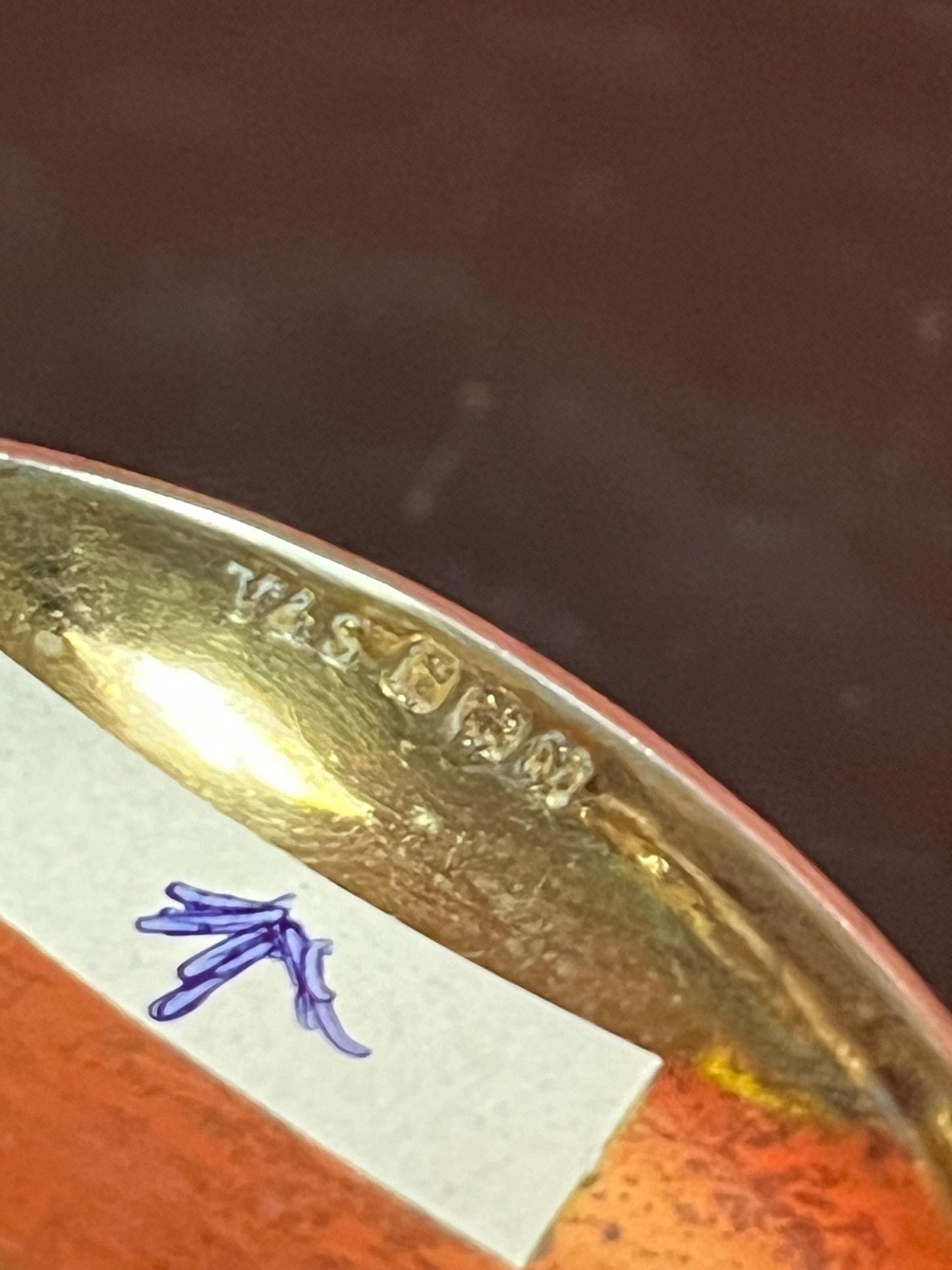 Lovely 1923 Hallmarked English Sterling heavy teaspoon