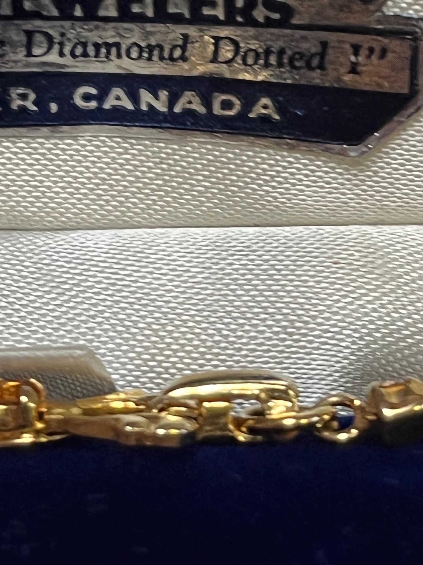 Approximately 15 inch long signed Sherman necklace in original box rare colour great gift and great value