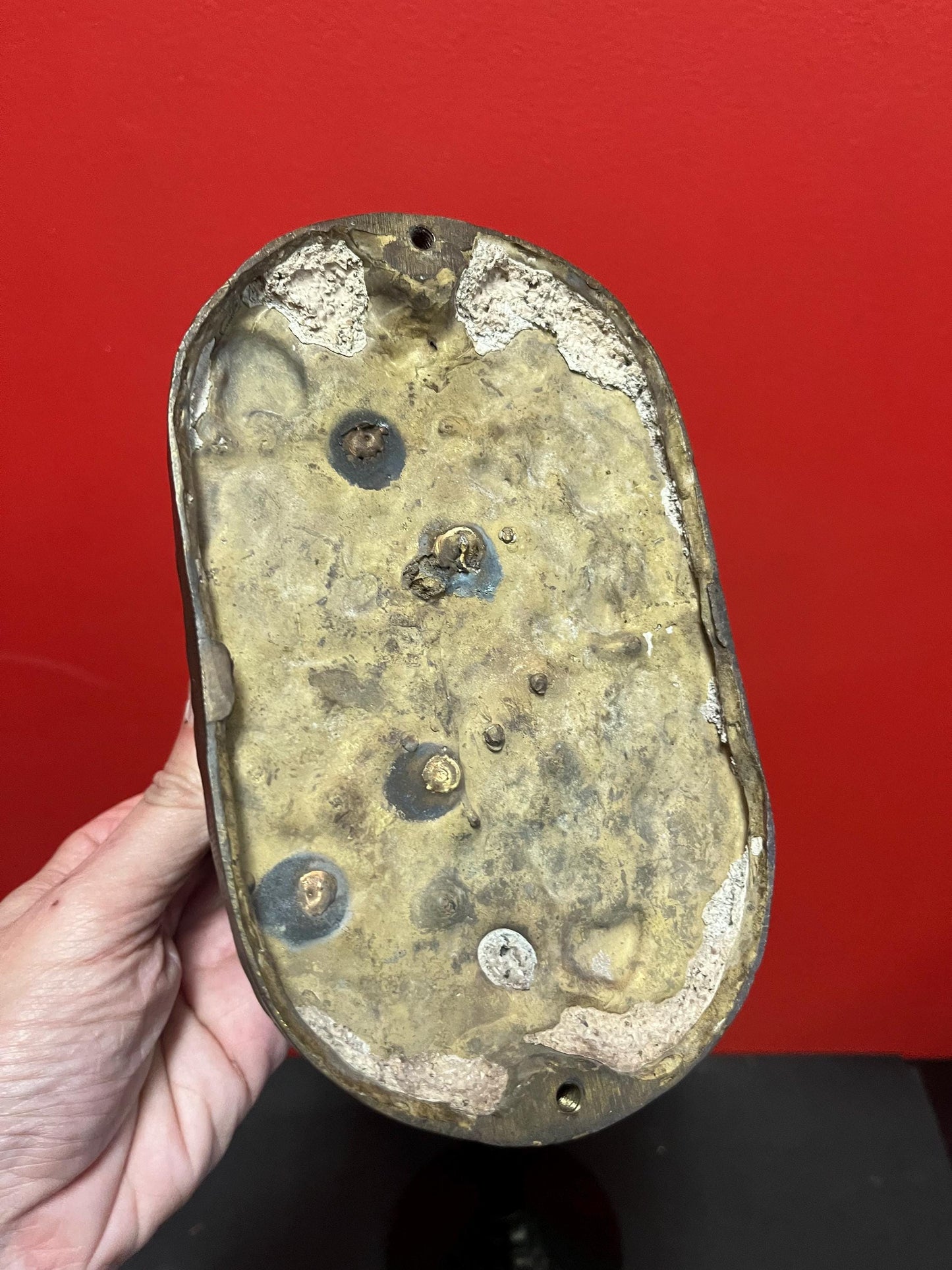 Lovely 8 x  6 1/2 inch high solid bronze antique deer and fawn  great condition and beautiful patina