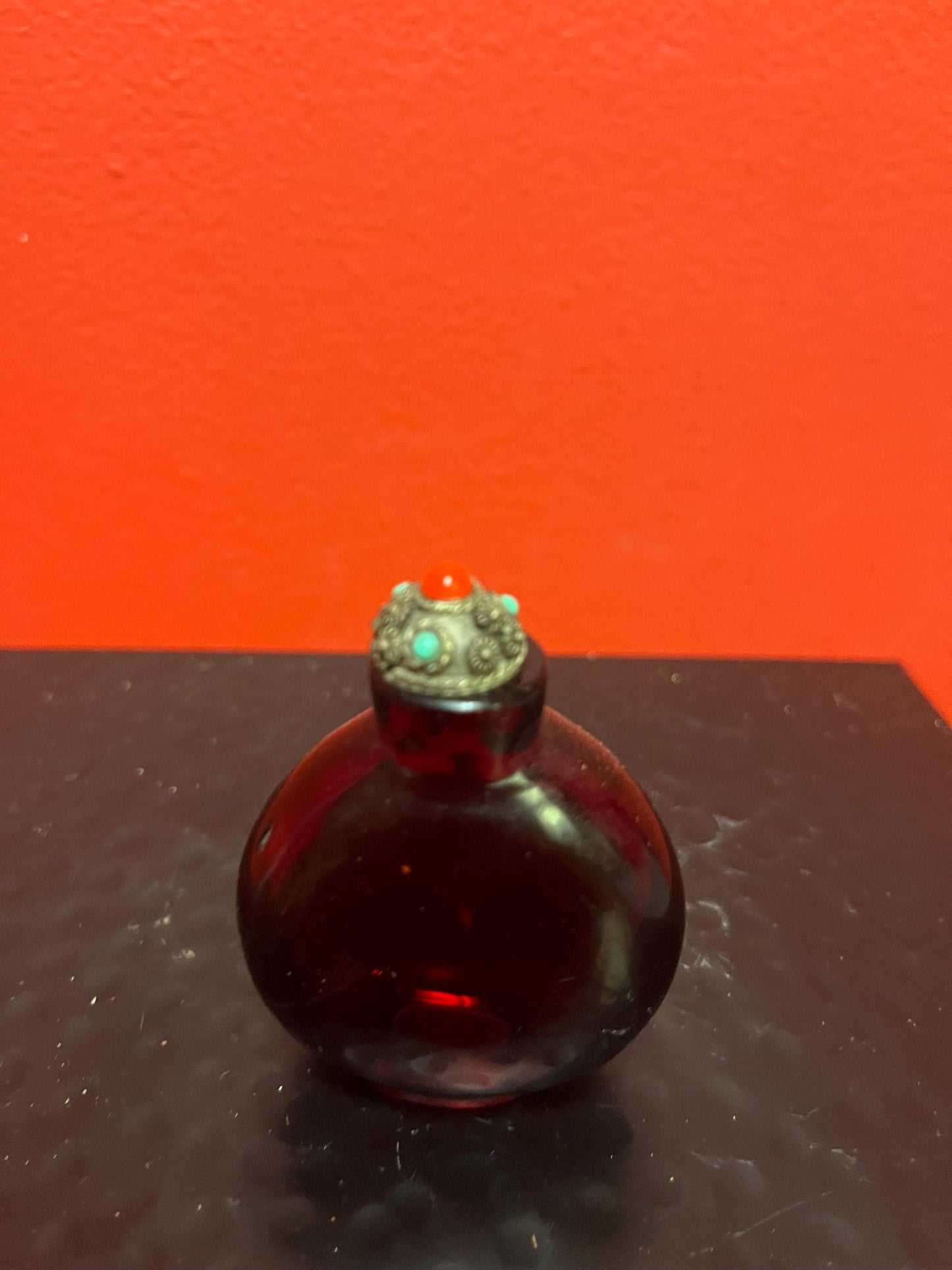 Chinese Peking glass antique snuff bottle in mint condition   really amazing