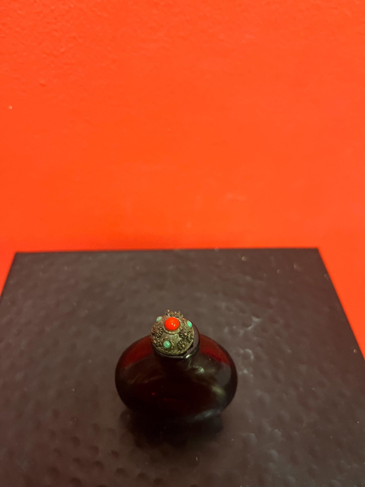 Chinese Peking glass antique snuff bottle in mint condition   really amazing