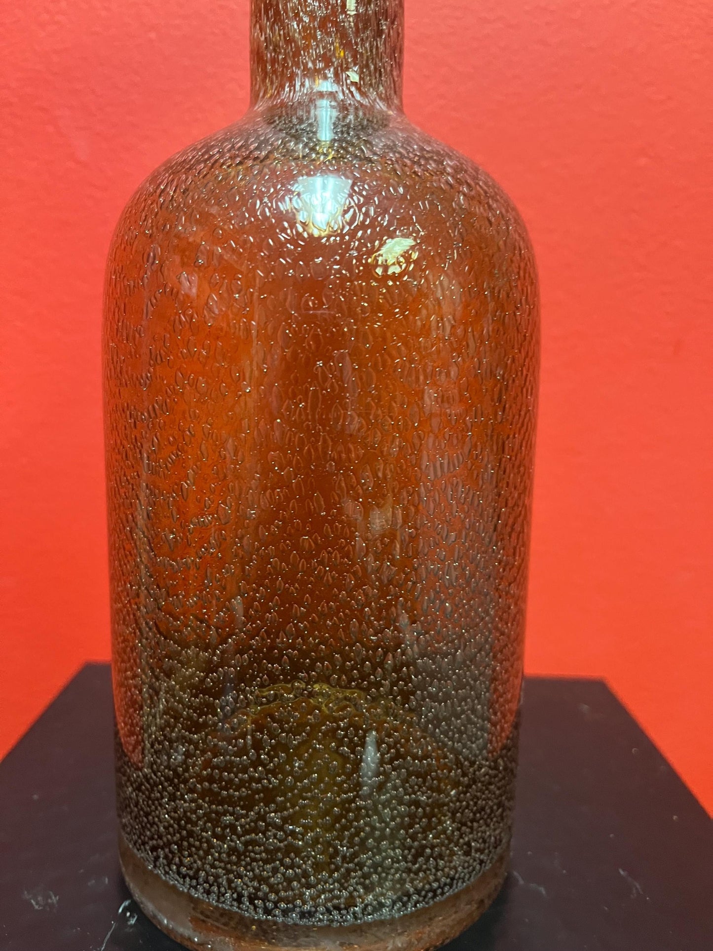 Lovely HOLMGAARD 10 inch tall vase  unusual and wonderful design  perfect for Collector