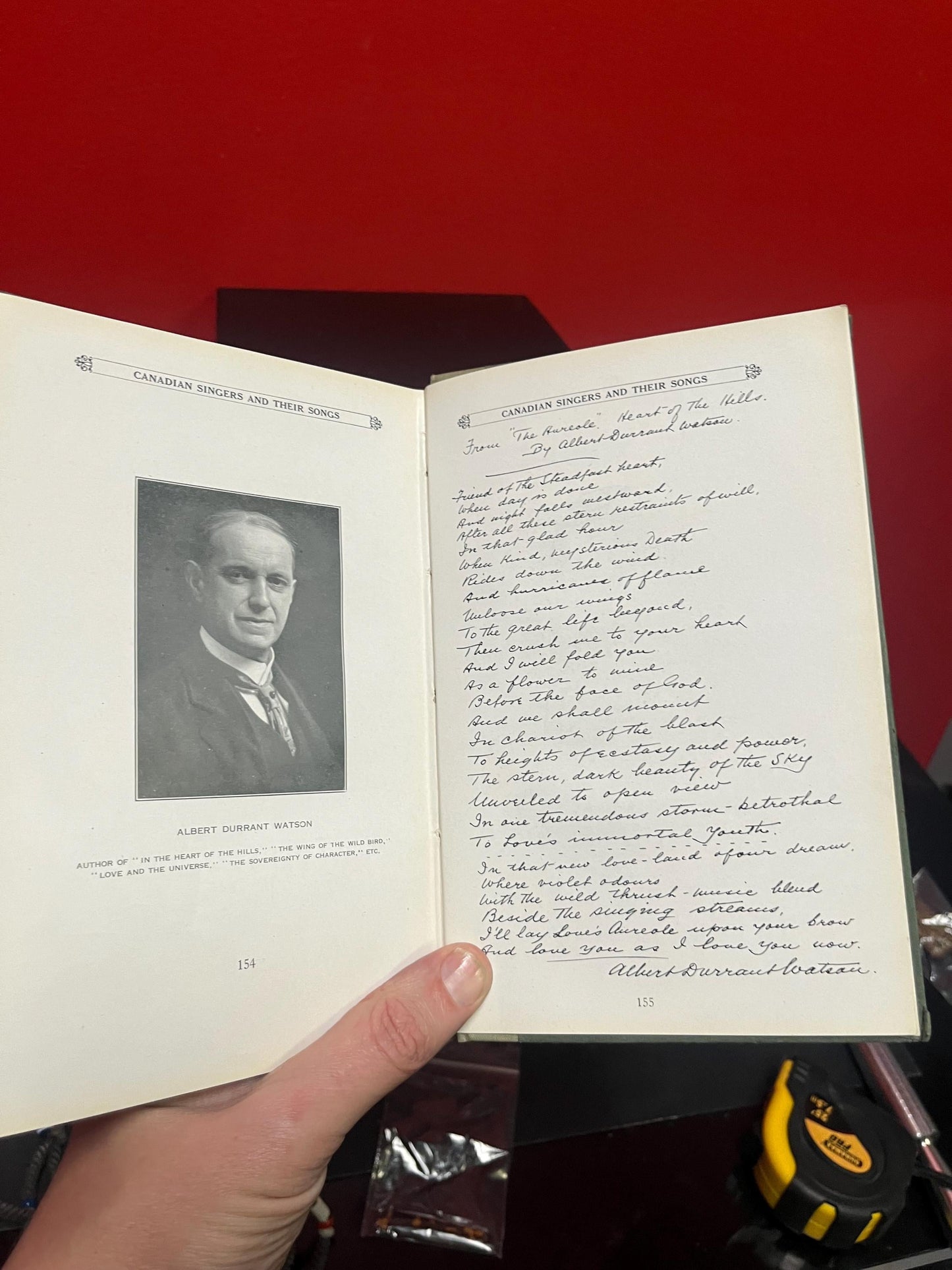 Beautiful Canadian singers and their songs book from 1919 by Edward S Caswell  wonderful gift good antique condition