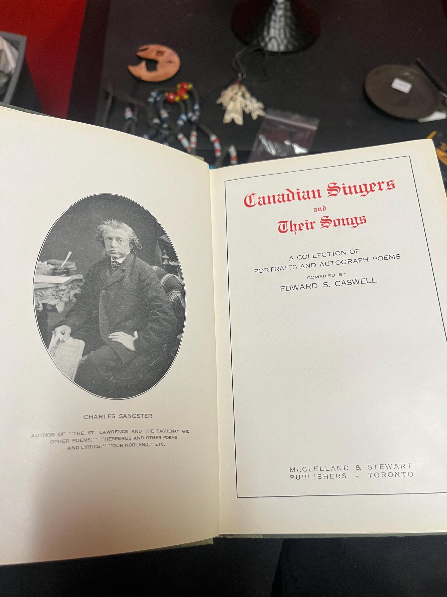 Beautiful Canadian singers and their songs book from 1919 by Edward S Caswell  wonderful gift good antique condition