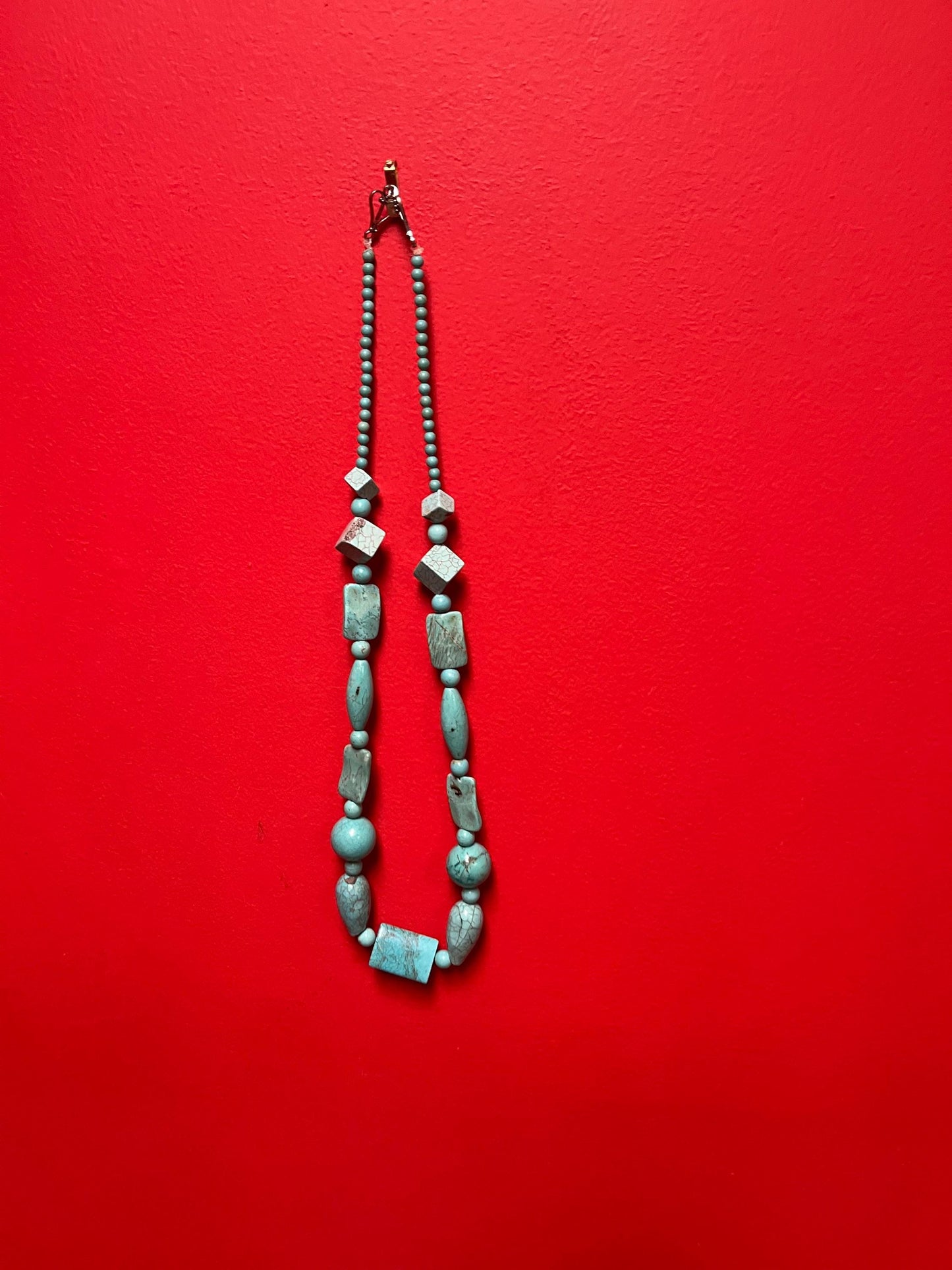 33 inch approx turquoise necklace  good quality and wonderful look  great gift