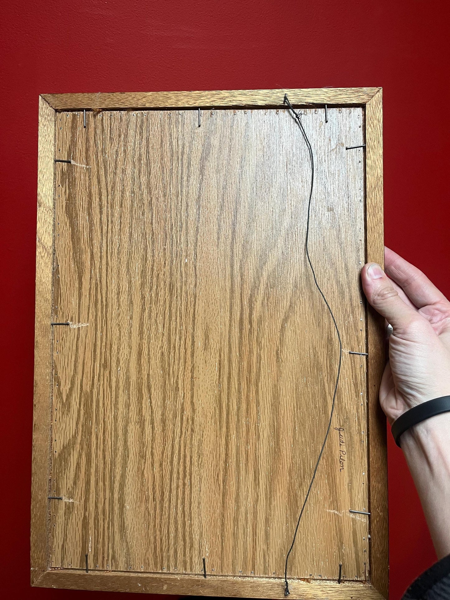 Beautiful Inuit woven Eskimo picture -vintage 18 x 13“  unusual and well framed  indigenous art