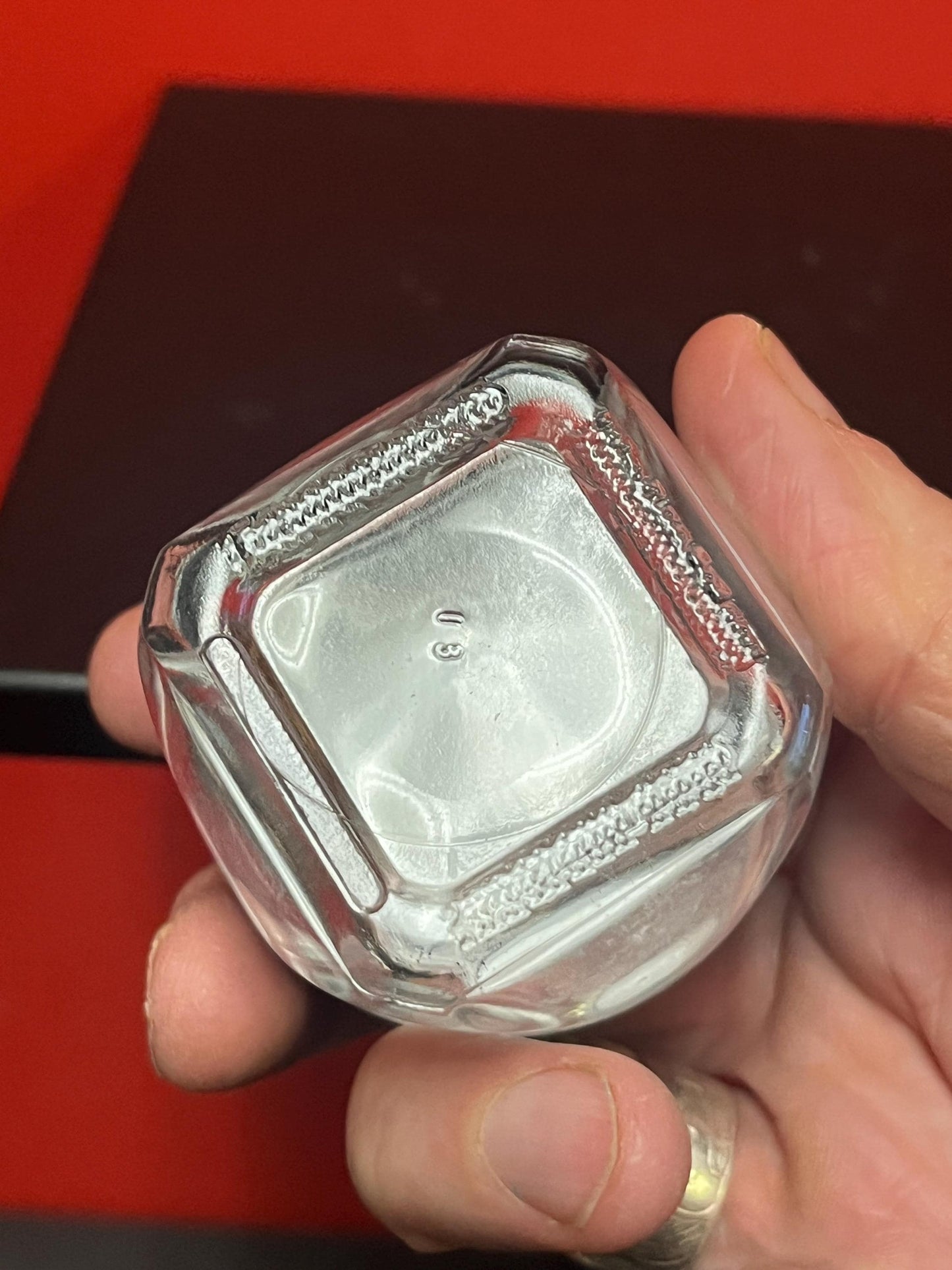 Nice little 2 inch Bakelite topped  art deco pot. - vintage and great gift