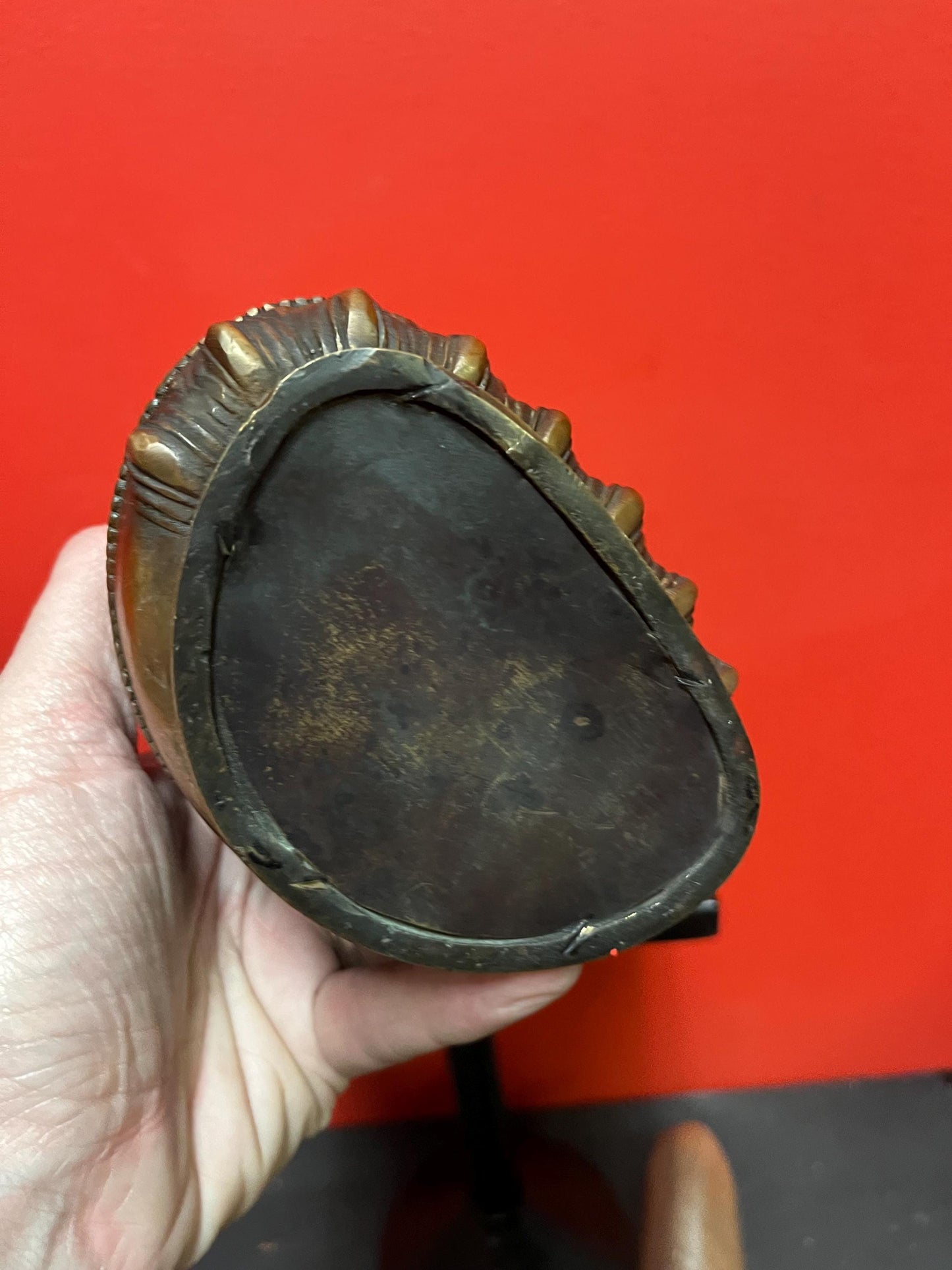 Beautiful Asian bronze Buddha with lovely gilding  8 1/2 inches tall age unknown  wonderful quality and great price