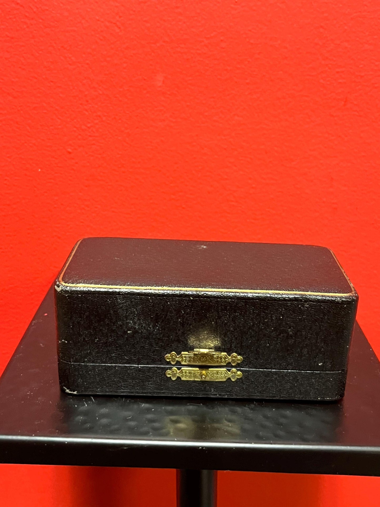 Pair of beautiful antique English sterling silver hallmarked napkin rings in original box  great gift or to use  good value