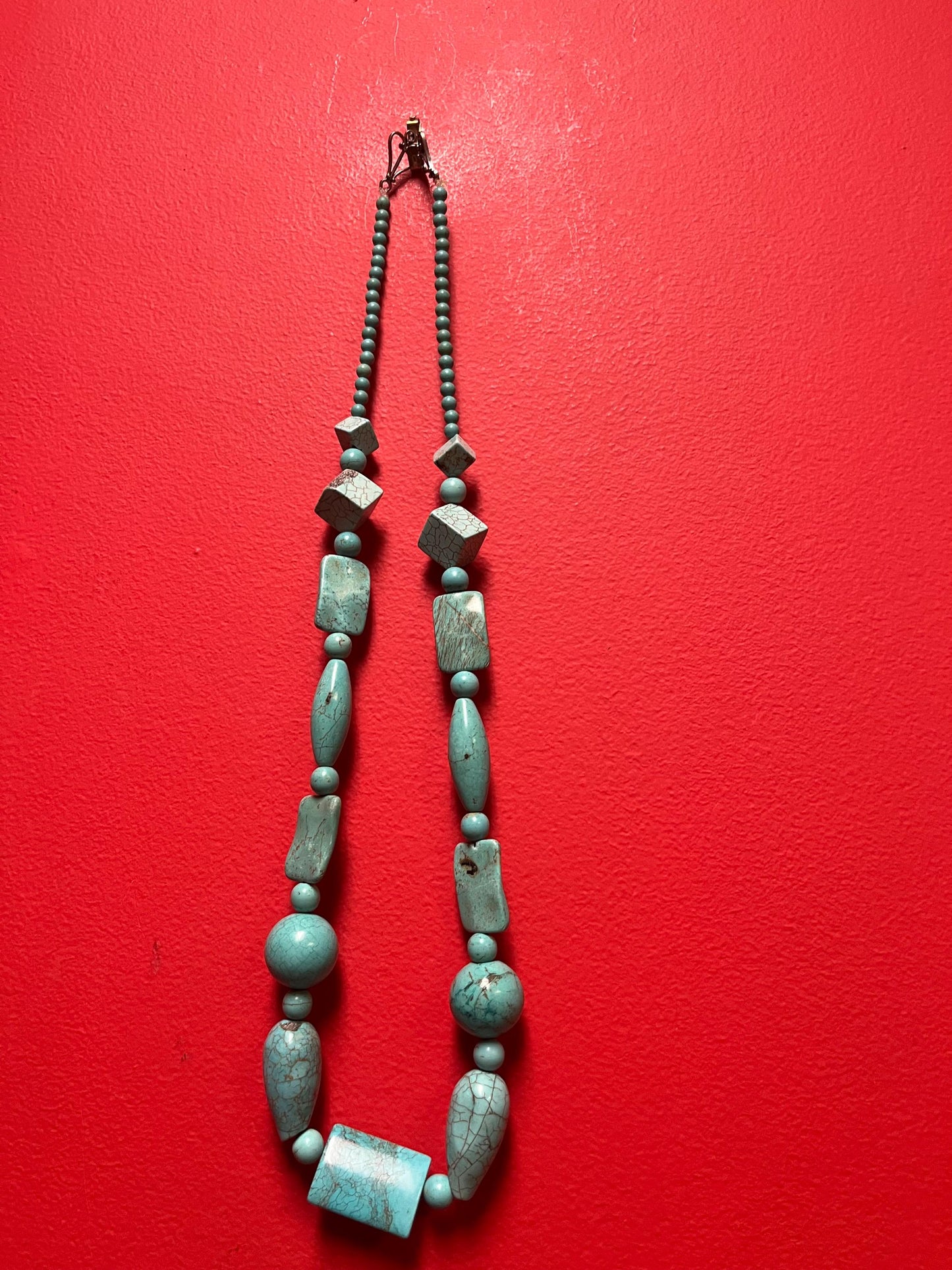 33 inch approx turquoise necklace  good quality and wonderful look  great gift
