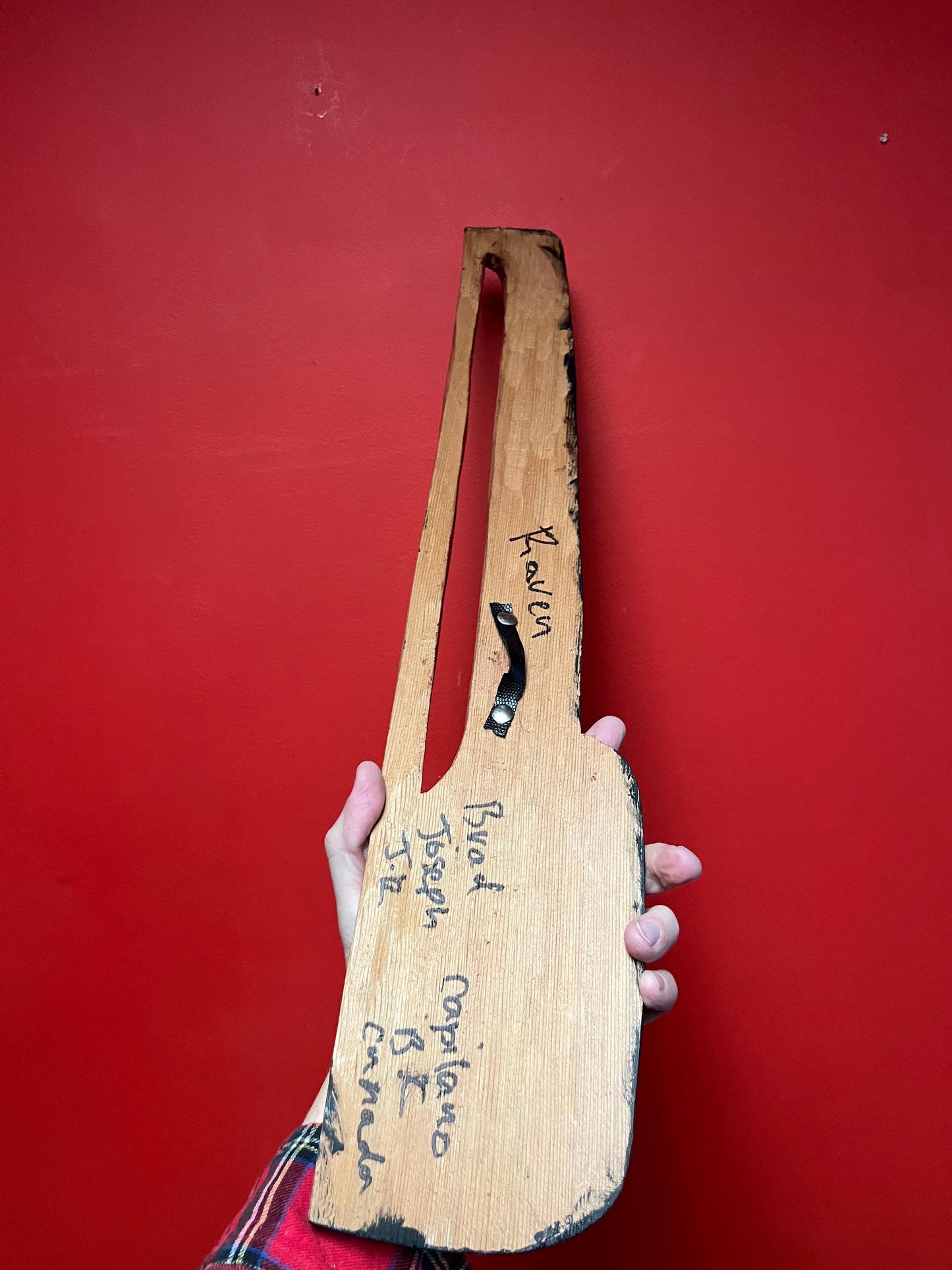 Beautiful 23 x 5 indigenous first nations specific northwest raven  plaque by Brad Joseph Junior  signed and great detail  ready to hang