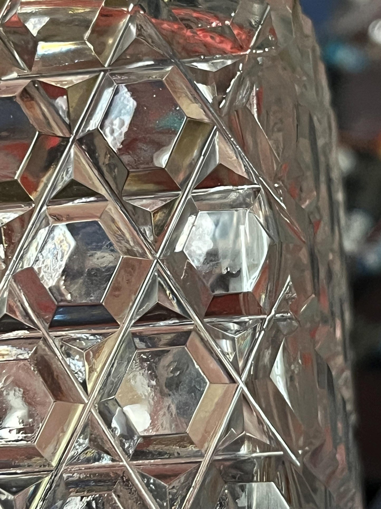 Magnificent 6 inch tall antique hallmark 1898 mens crystal and Sterling scent  bottle in fabulous condition with original stopper