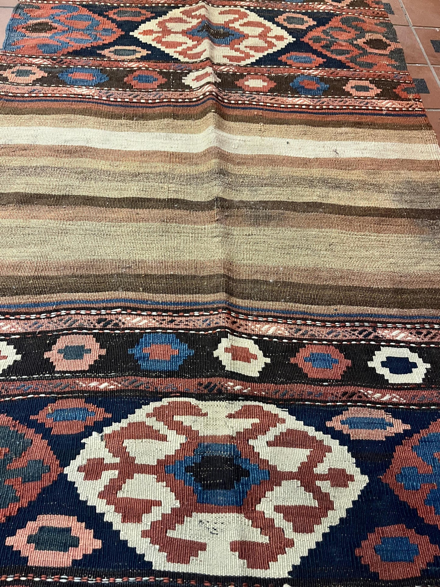 Navajo beauty  - Approximately 60 x 34“ Navajo handmade wool rug  great antique condition. See photos.