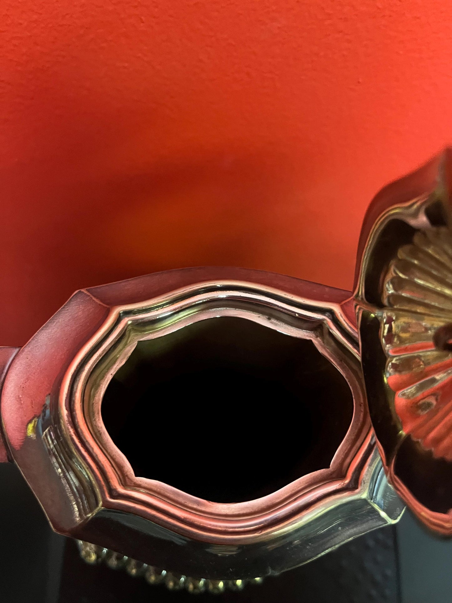 10 inch tall English silver plated coffee pot in great condition  great price