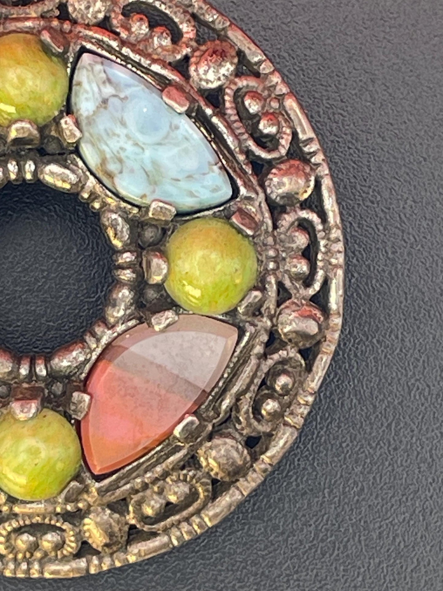 Lovely 2 inch Celtic-style silver brooch