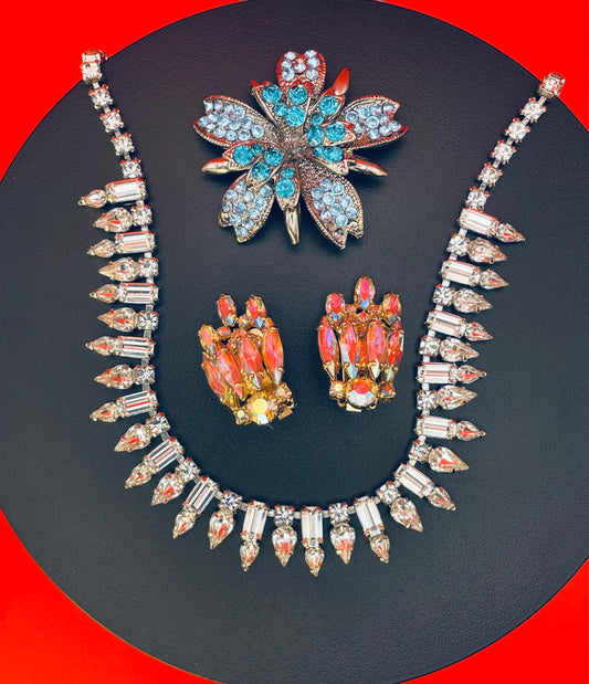 Dazzling lot of Rhinestone Jewelry