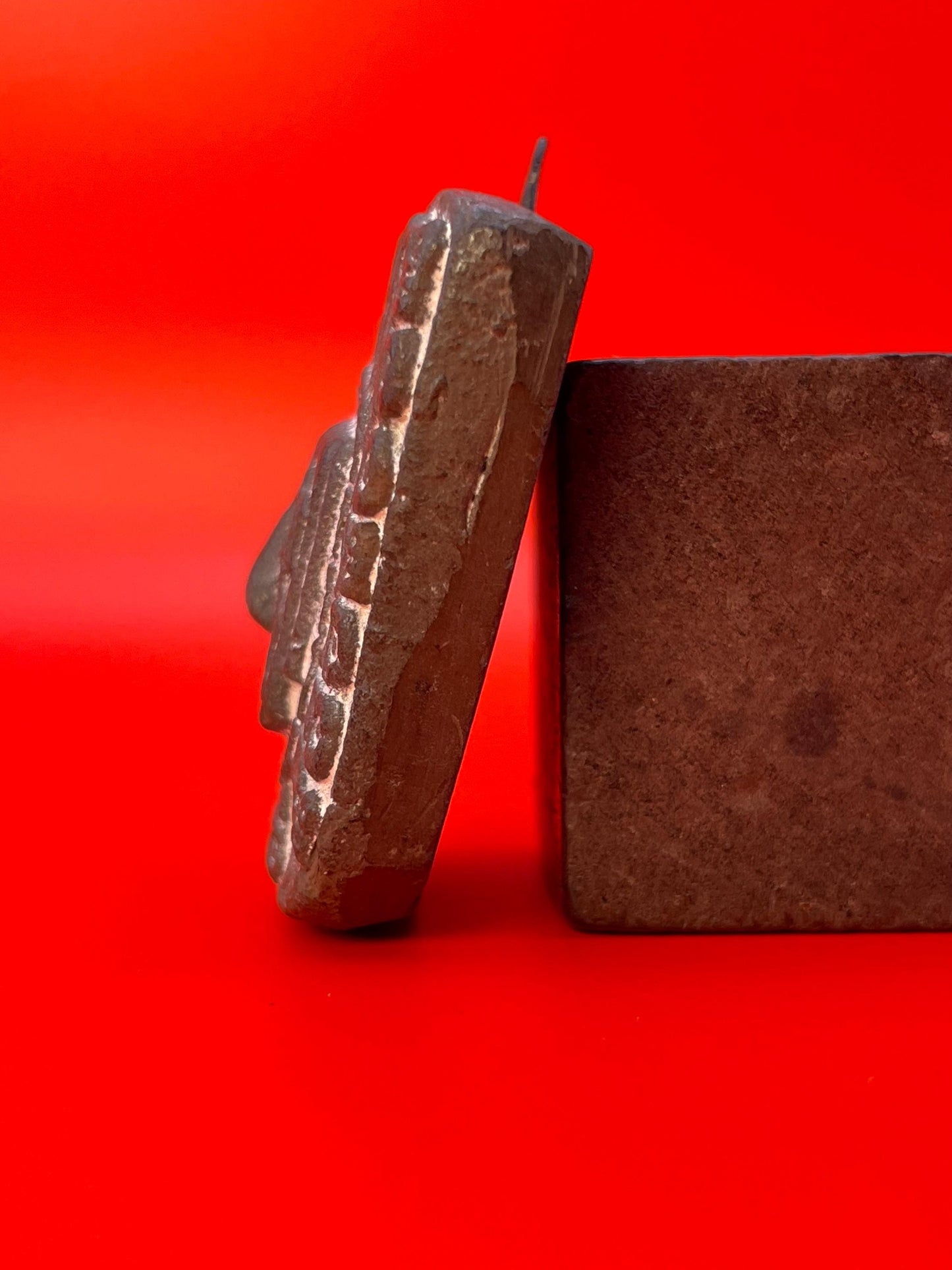 Aztec Stone Pendant approximately 1.5 inches in size