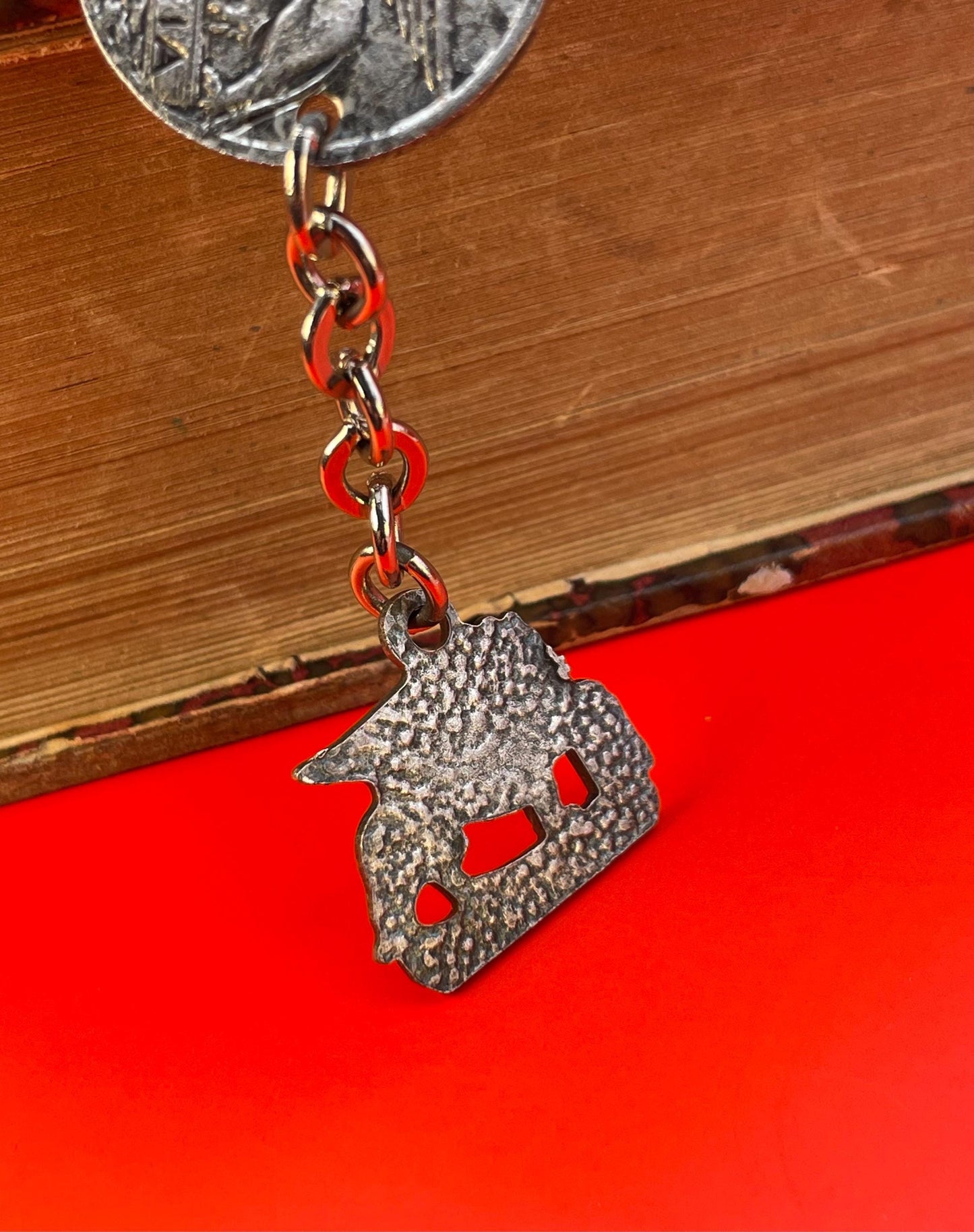 9 inch Italian silver coin bracelet