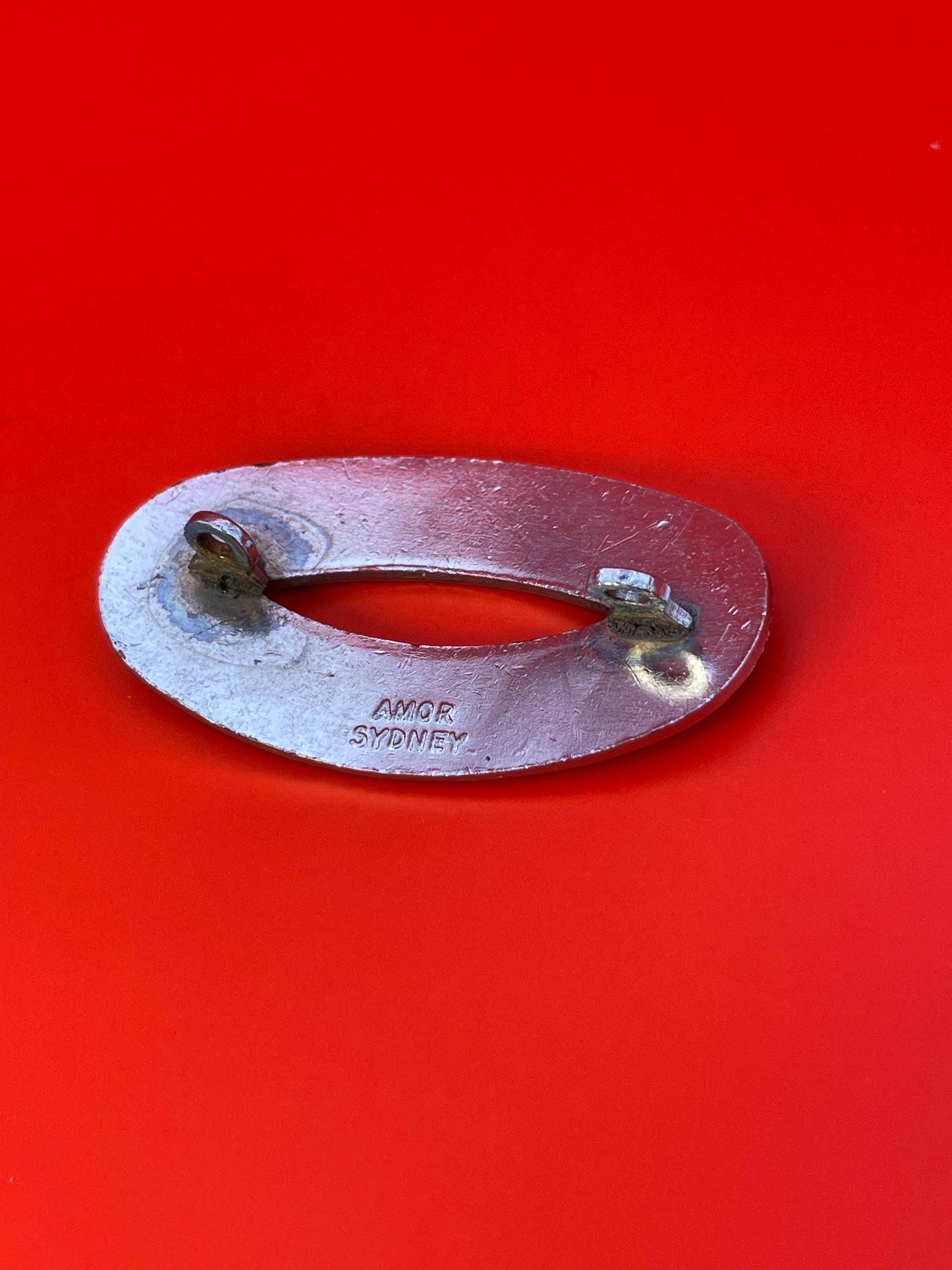 Cool Australian Police Buckle badge  2 x 1 in size