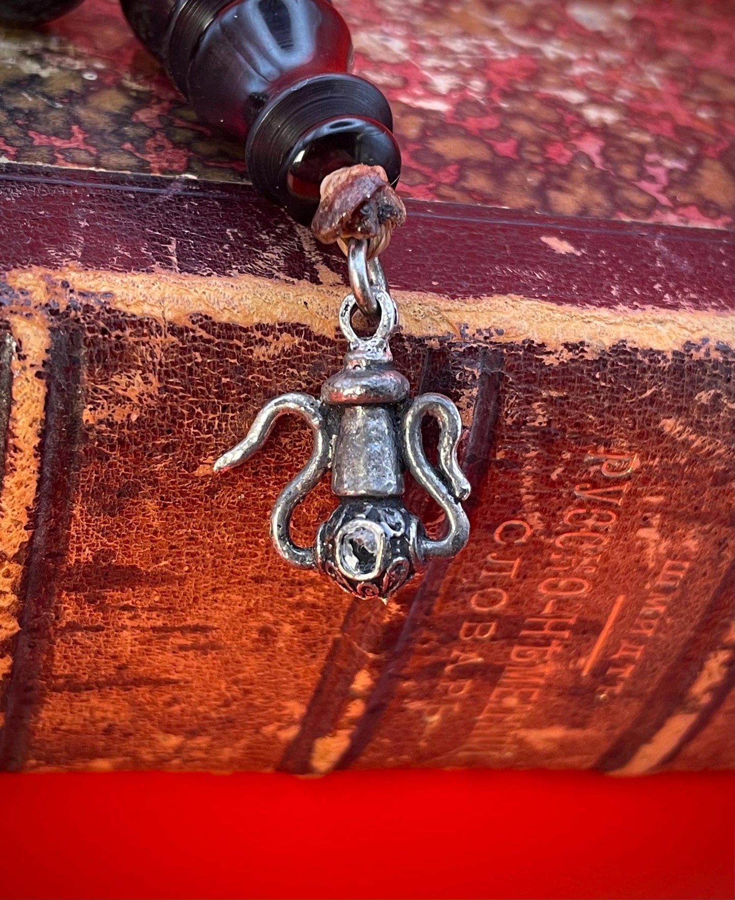 Stylish Black Beaded Necklace