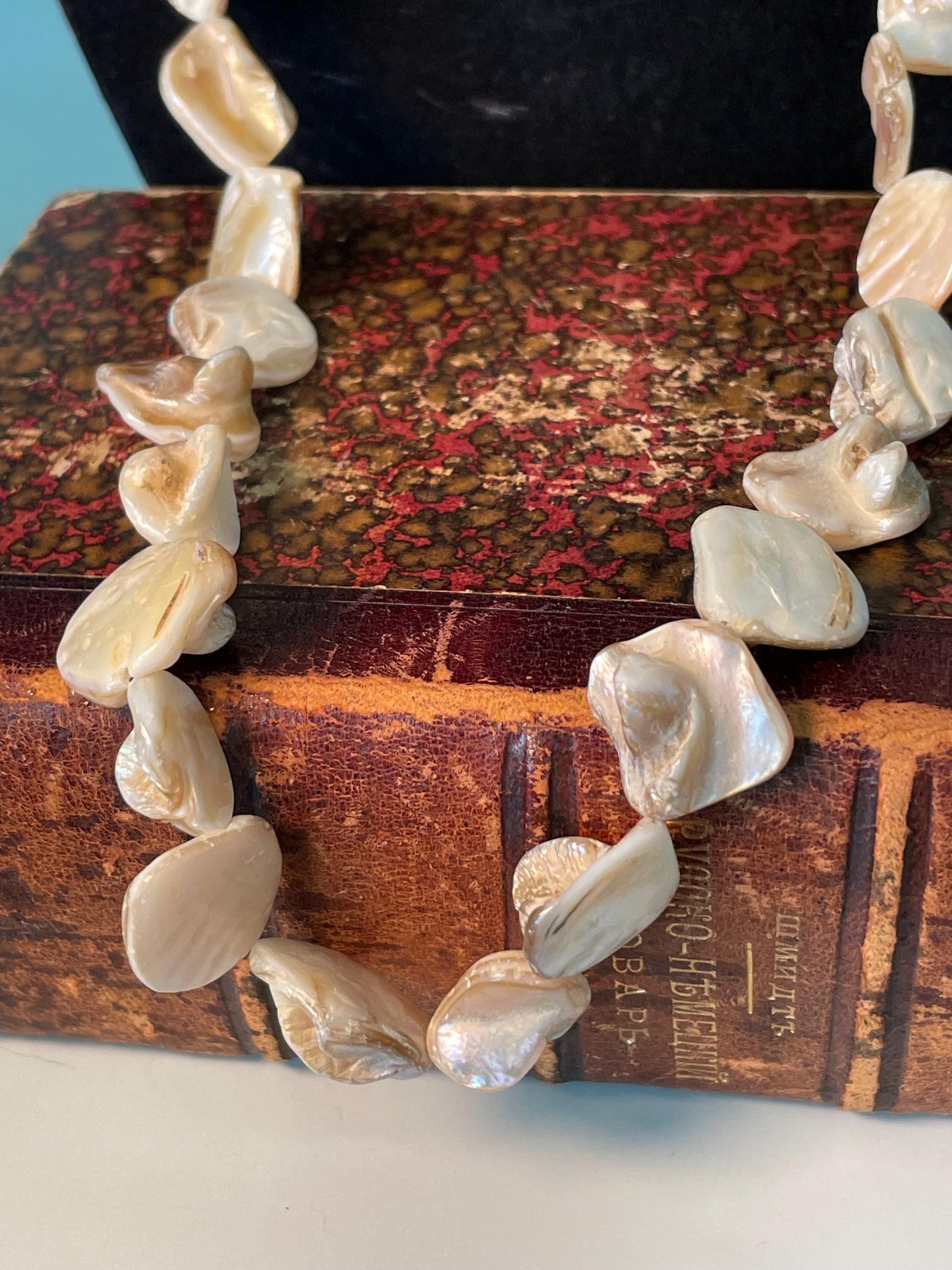 27 inch Abalone Shell Necklace