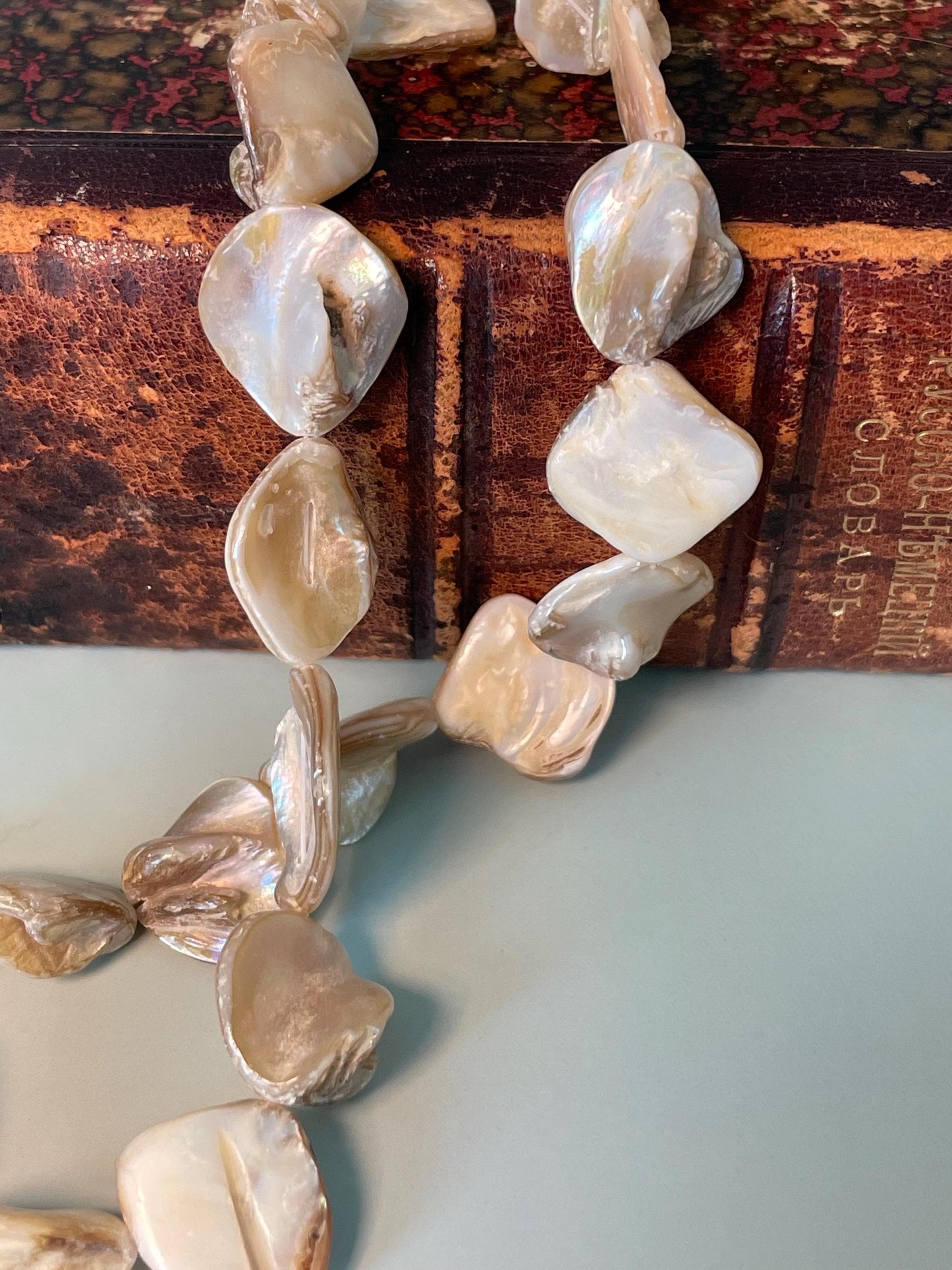 27 inch Abalone Shell Necklace