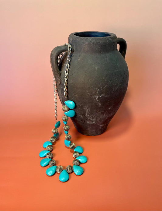 20 inch Bold Beautiful Turquoise Necklace