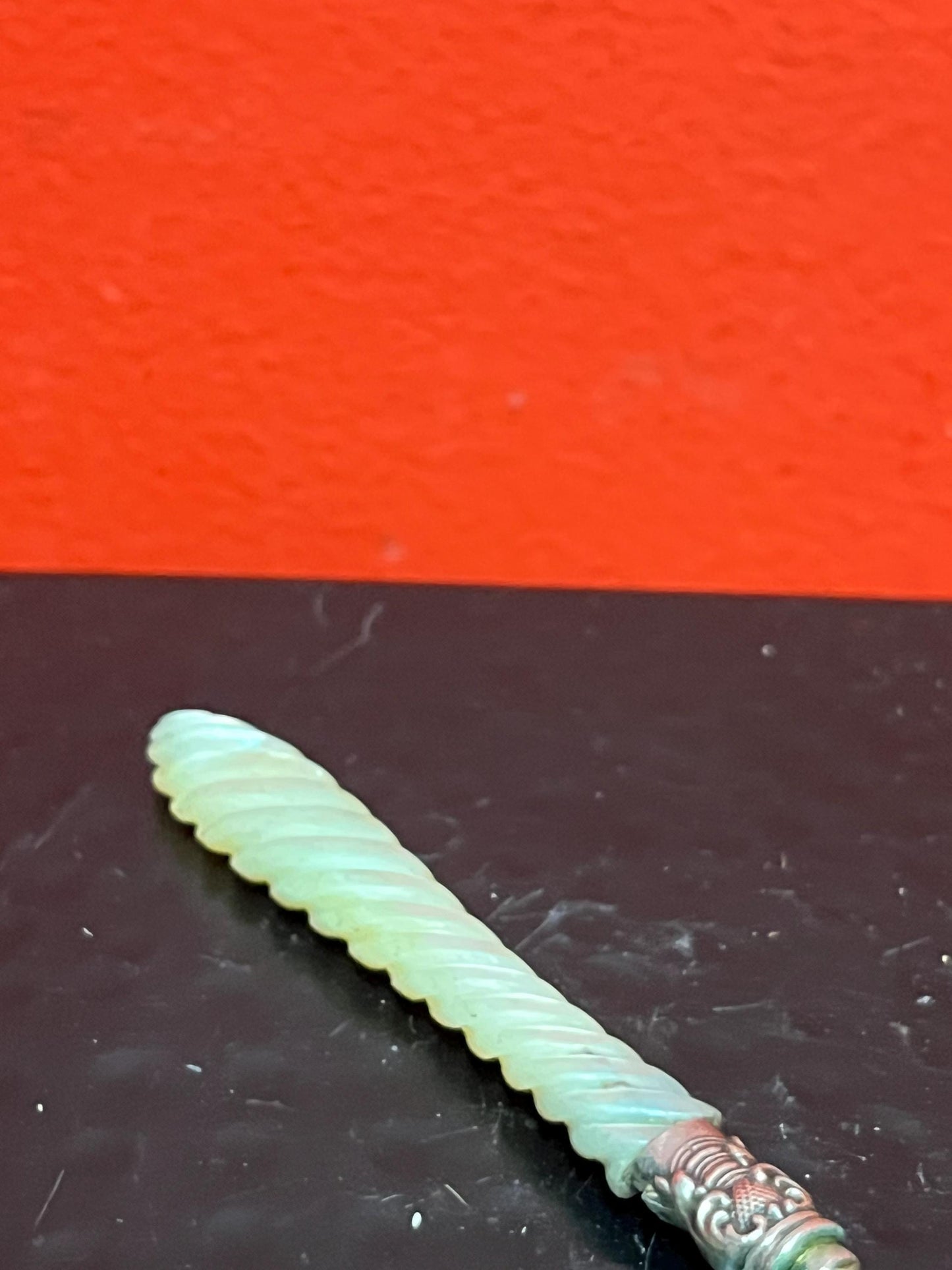 Elegant antique English silver plate and mother of Pearl pickle  fork  great handle  value priced  perfect gift