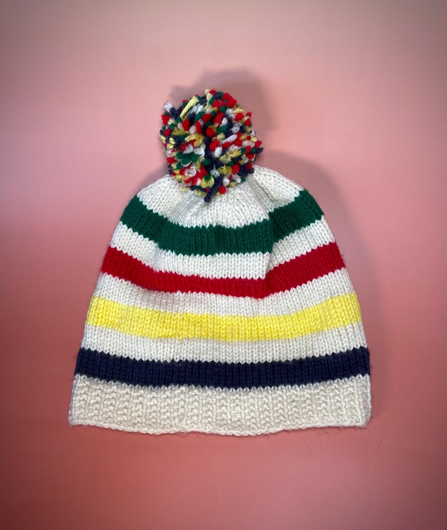 Knit Hudsons Bay company vintage amazing  Toque  retro cool HBC