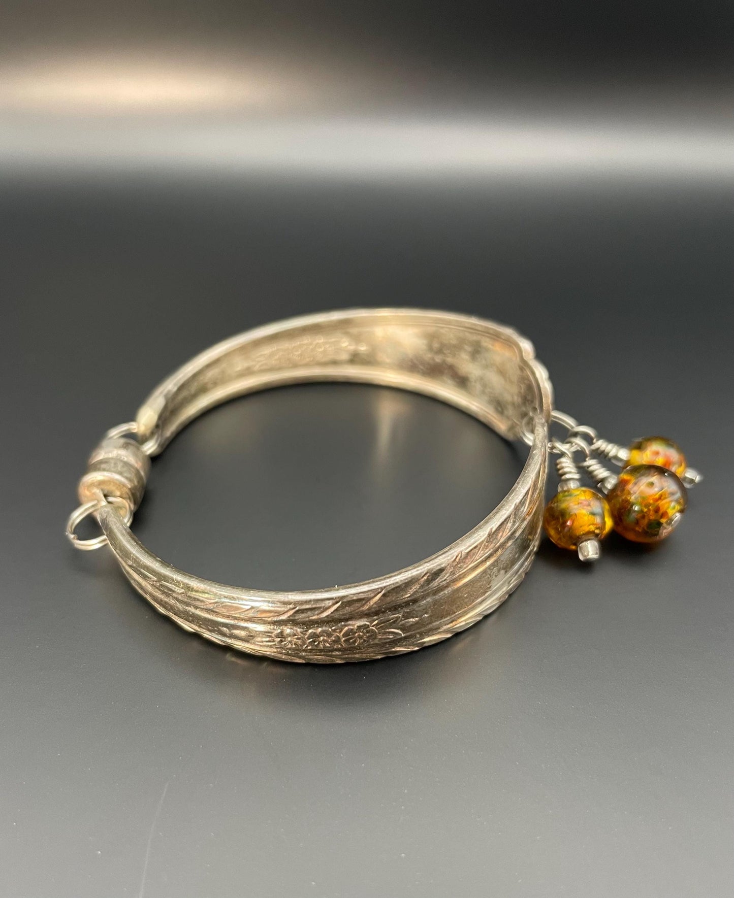 Vintage Silver Spoon Bracelet  Handcrafted Jewelry