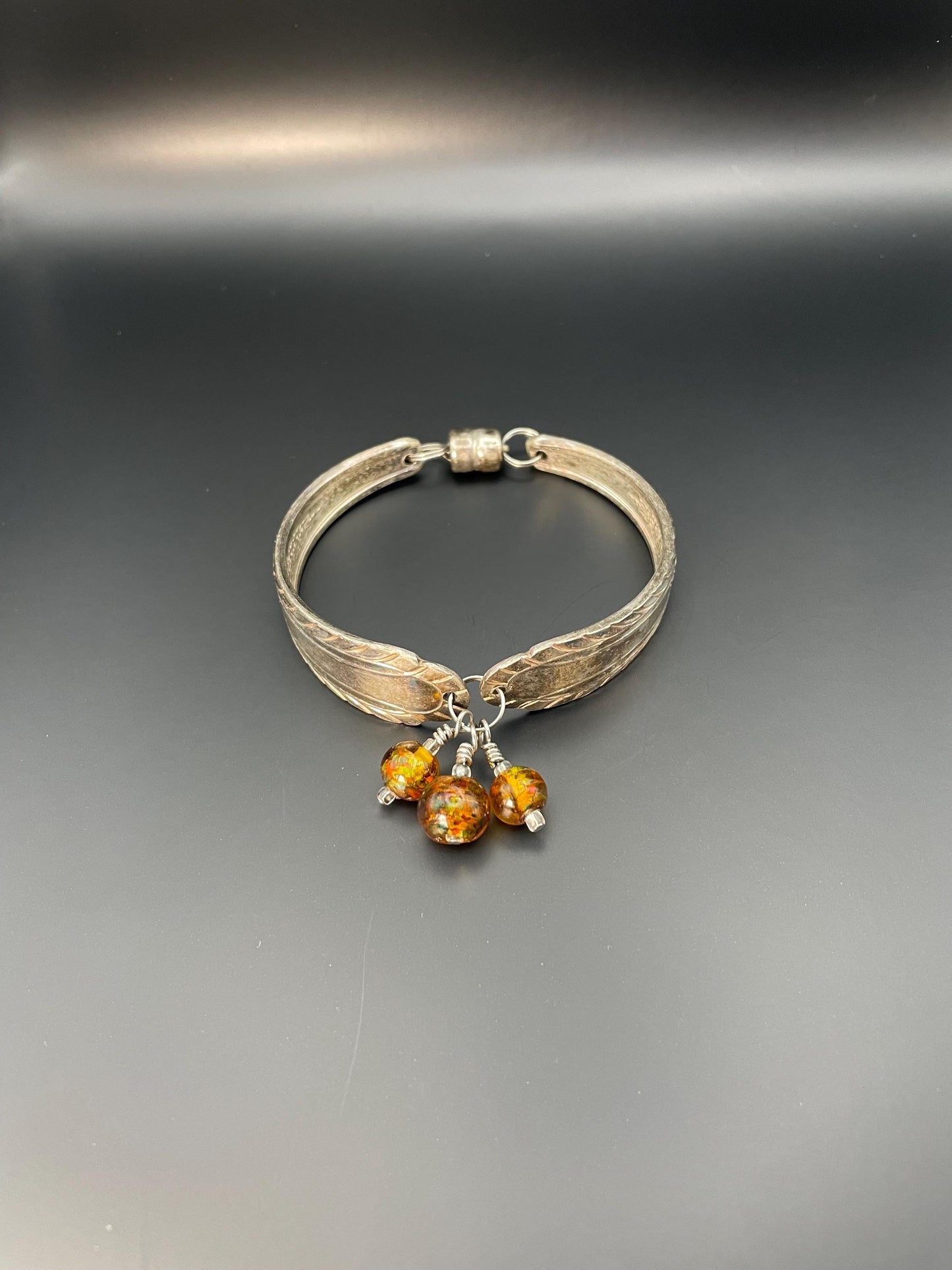 Vintage Silver Spoon Bracelet  Handcrafted Jewelry