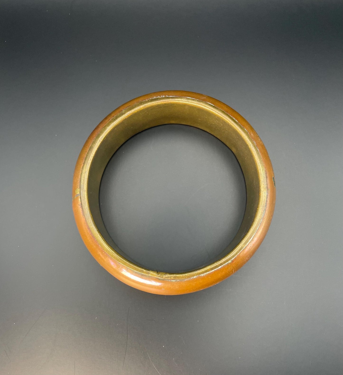 Brass & Copper tone Bracelet  Mixed Metal Jewelry Elegant